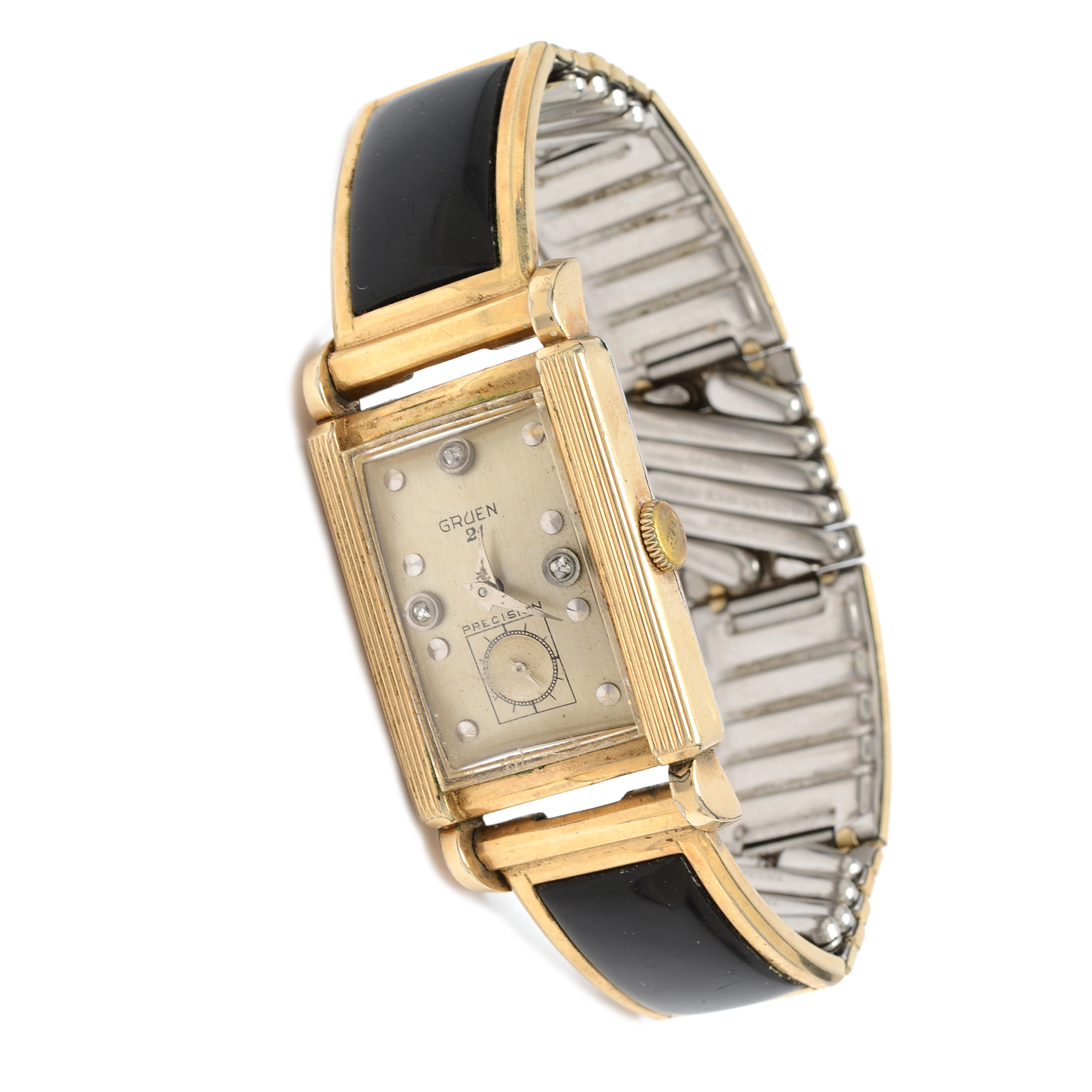 Vintage Gruen "21 Precision" Diamond Watch
