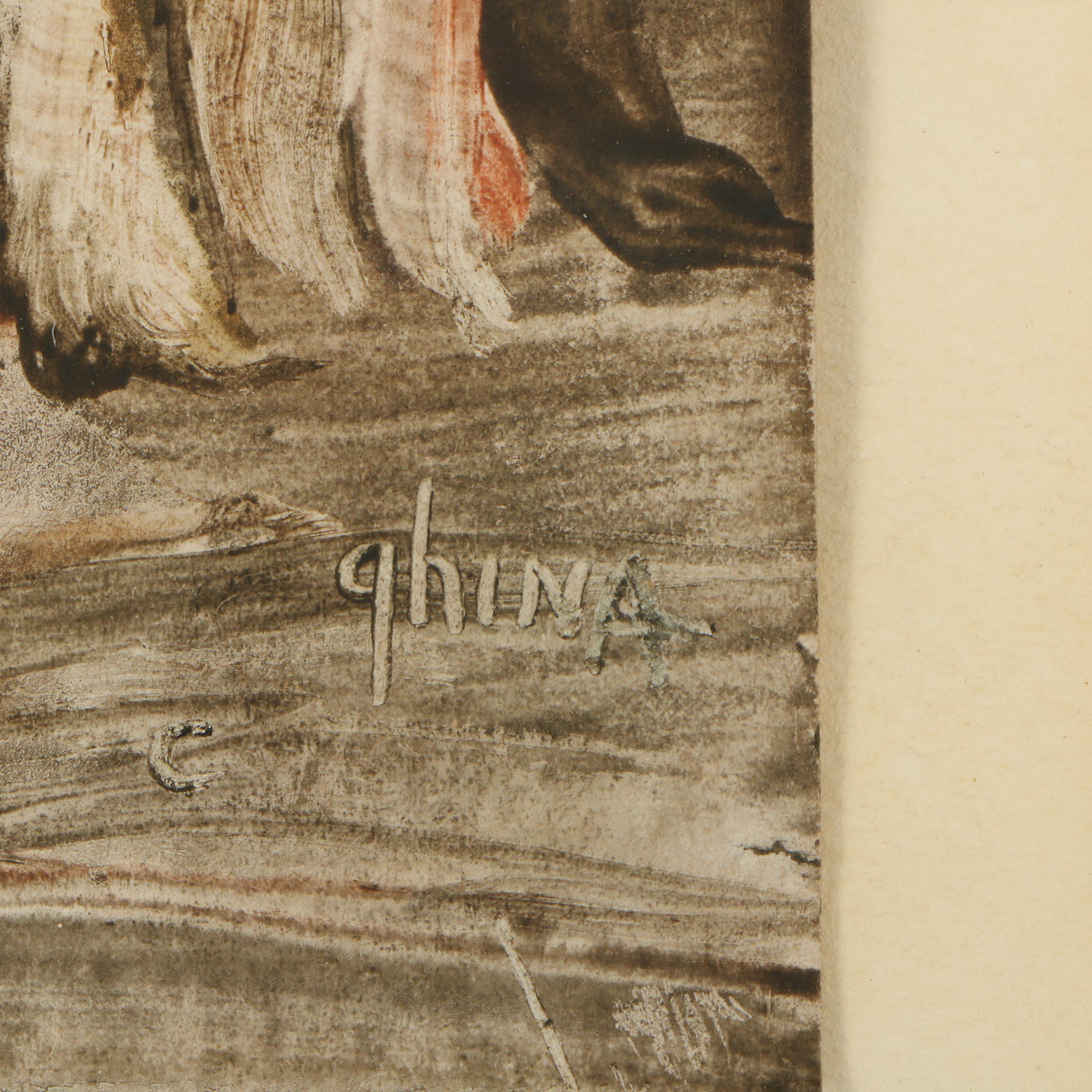 Ghina Choate Watercolor Painting