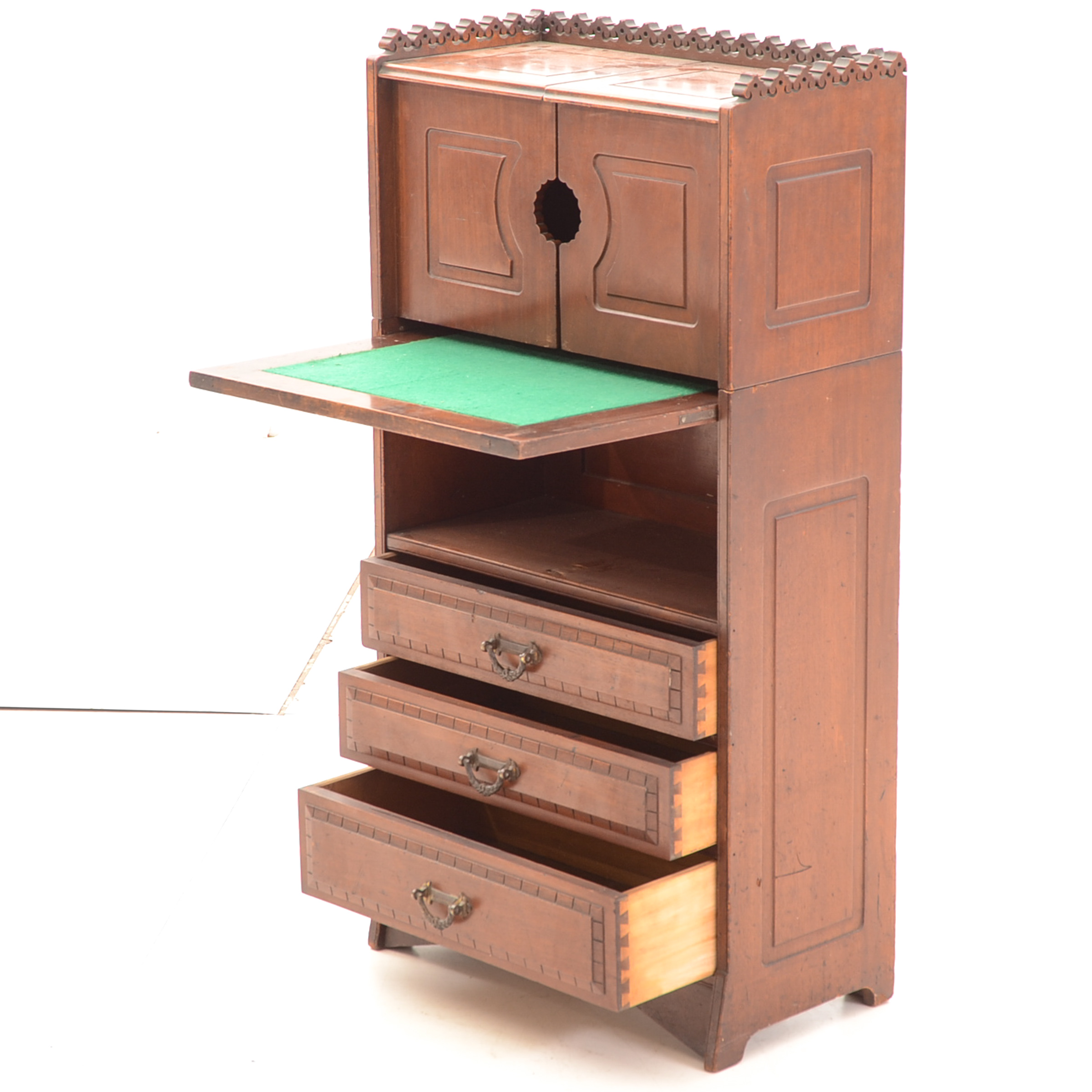Unusual and Small Aesthetic-Movement Desk