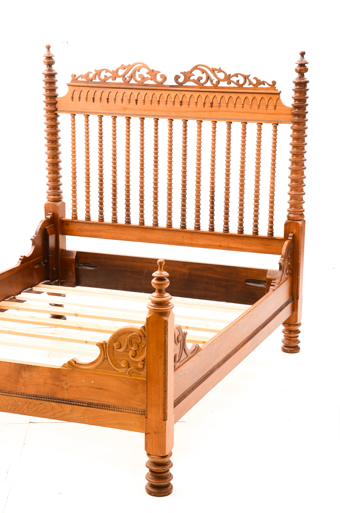 Queen Size Antique Jenny Lind Bed Frame