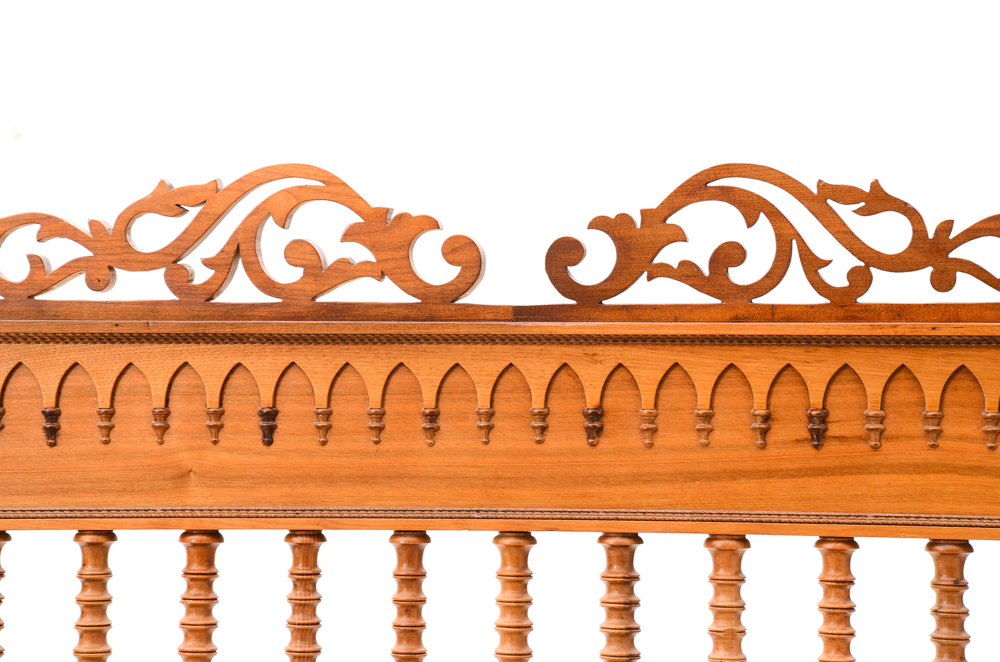 Queen Size Antique Jenny Lind Bed Frame