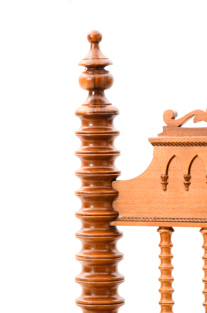 Queen Size Antique Jenny Lind Bed Frame