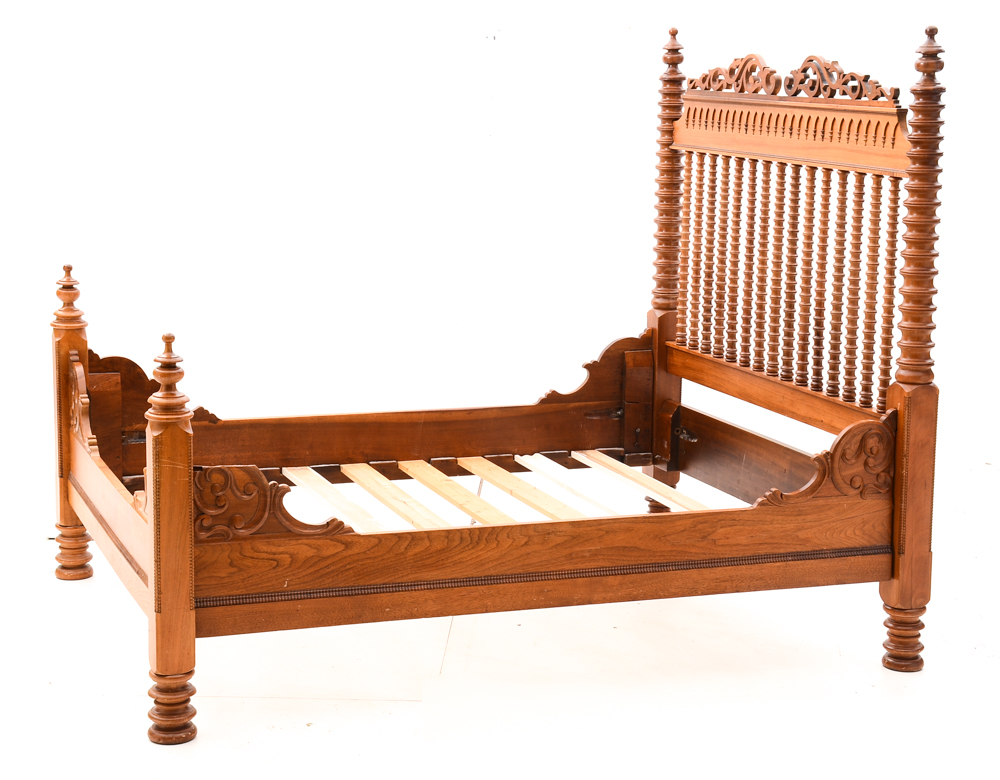 Queen Size Antique Jenny Lind Bed Frame