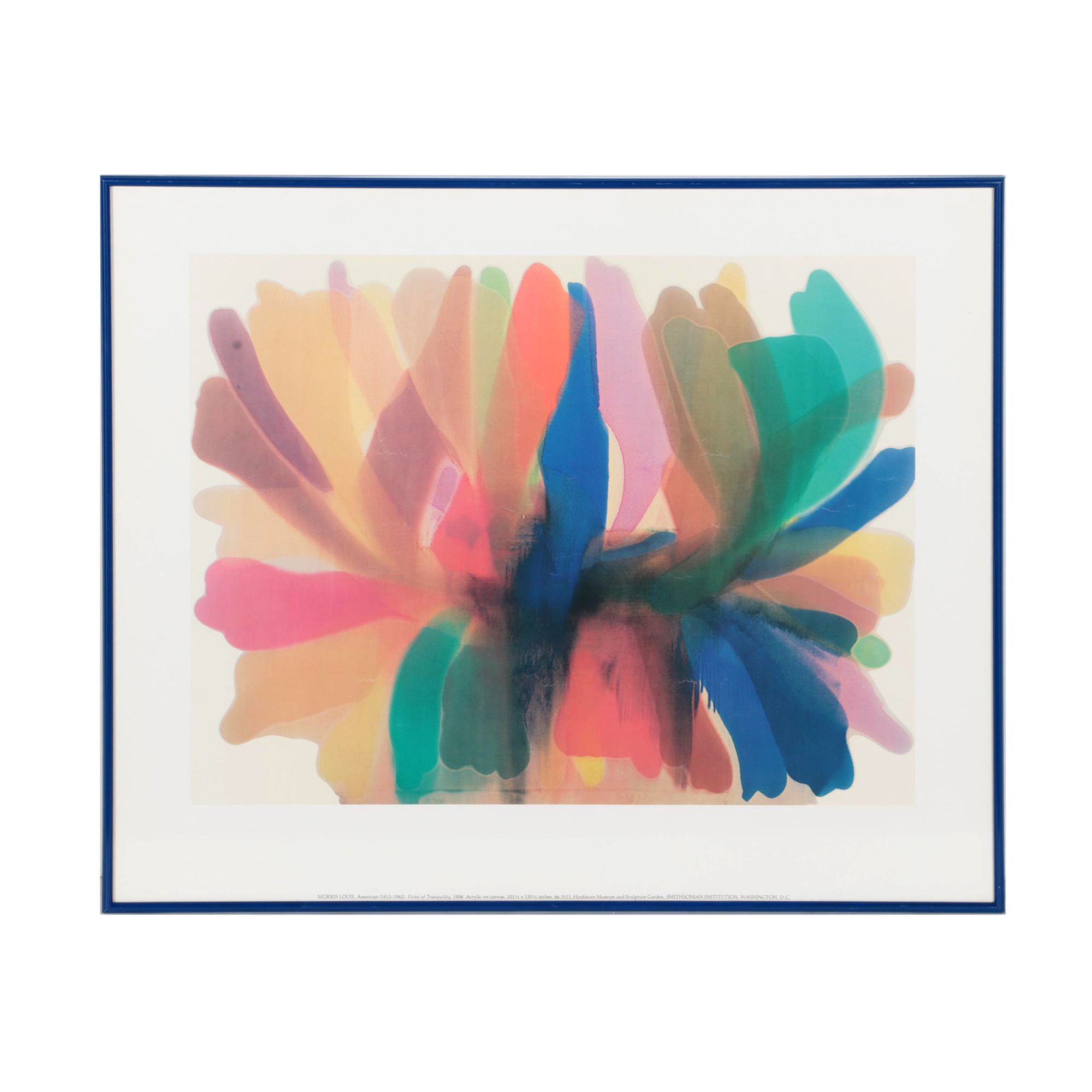 Offset Lithograph After Morris Louis "Point of Tranquility"