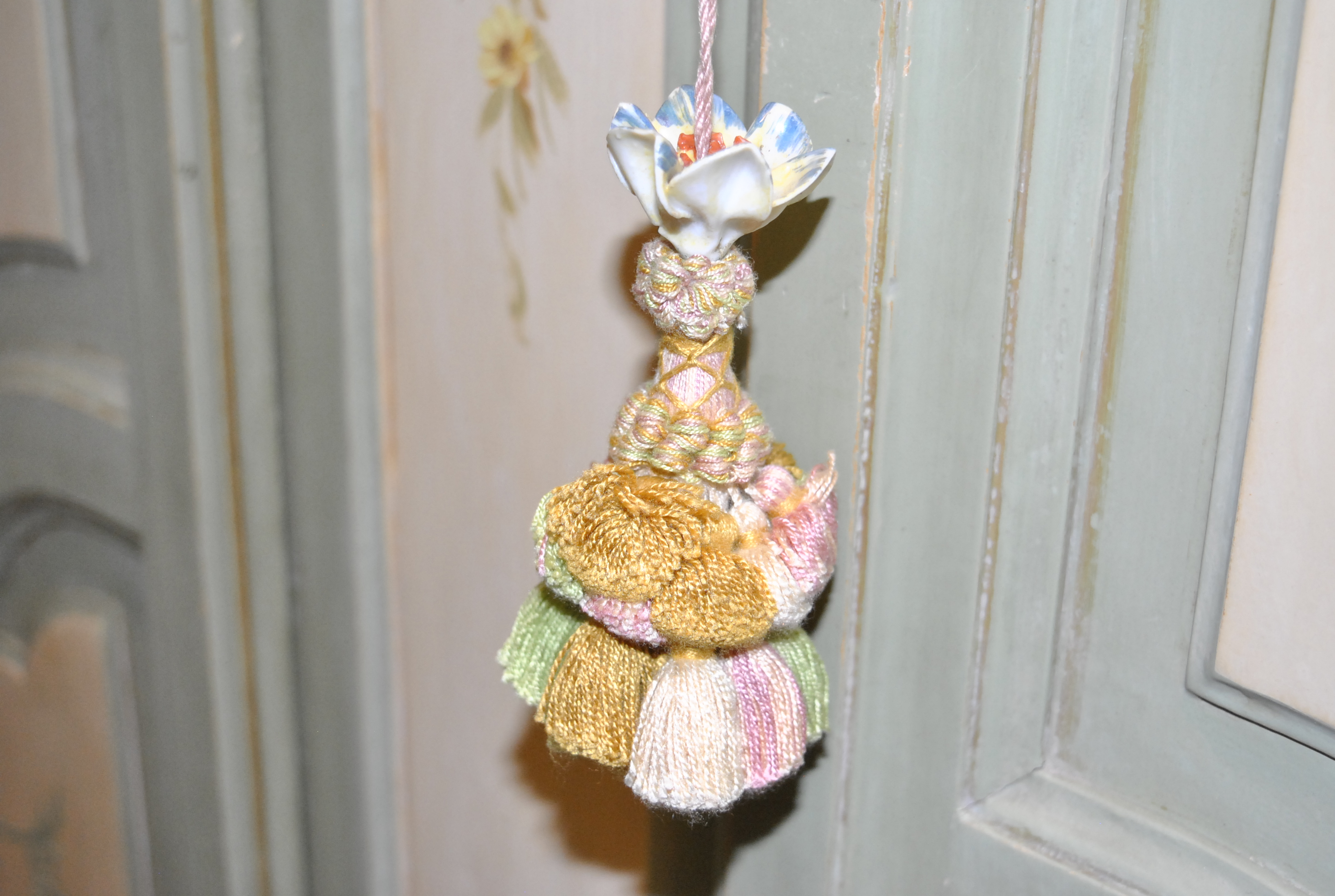 Vintage French Provincial Style Painted Wardrobe