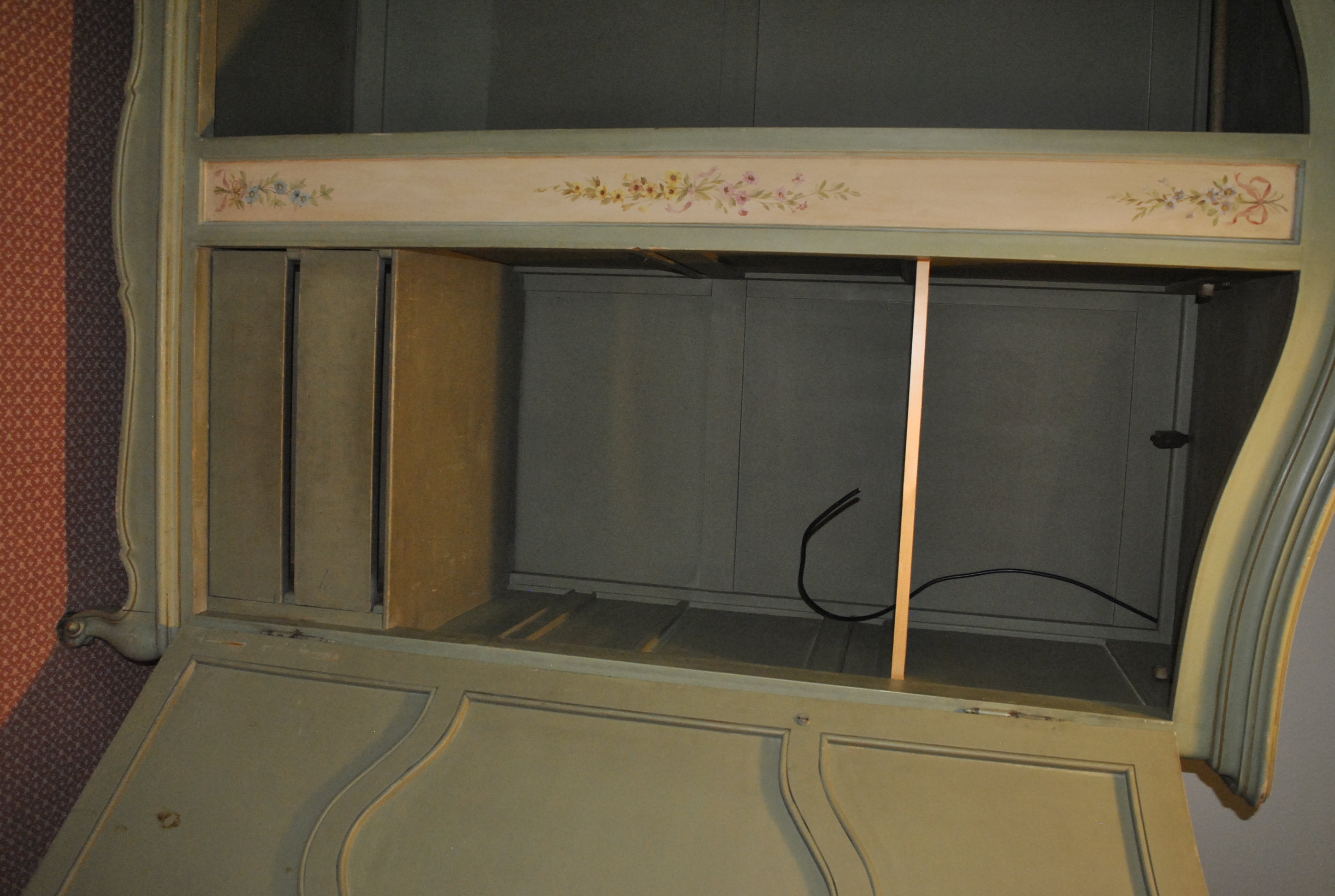 Vintage French Provincial Style Painted Wardrobe