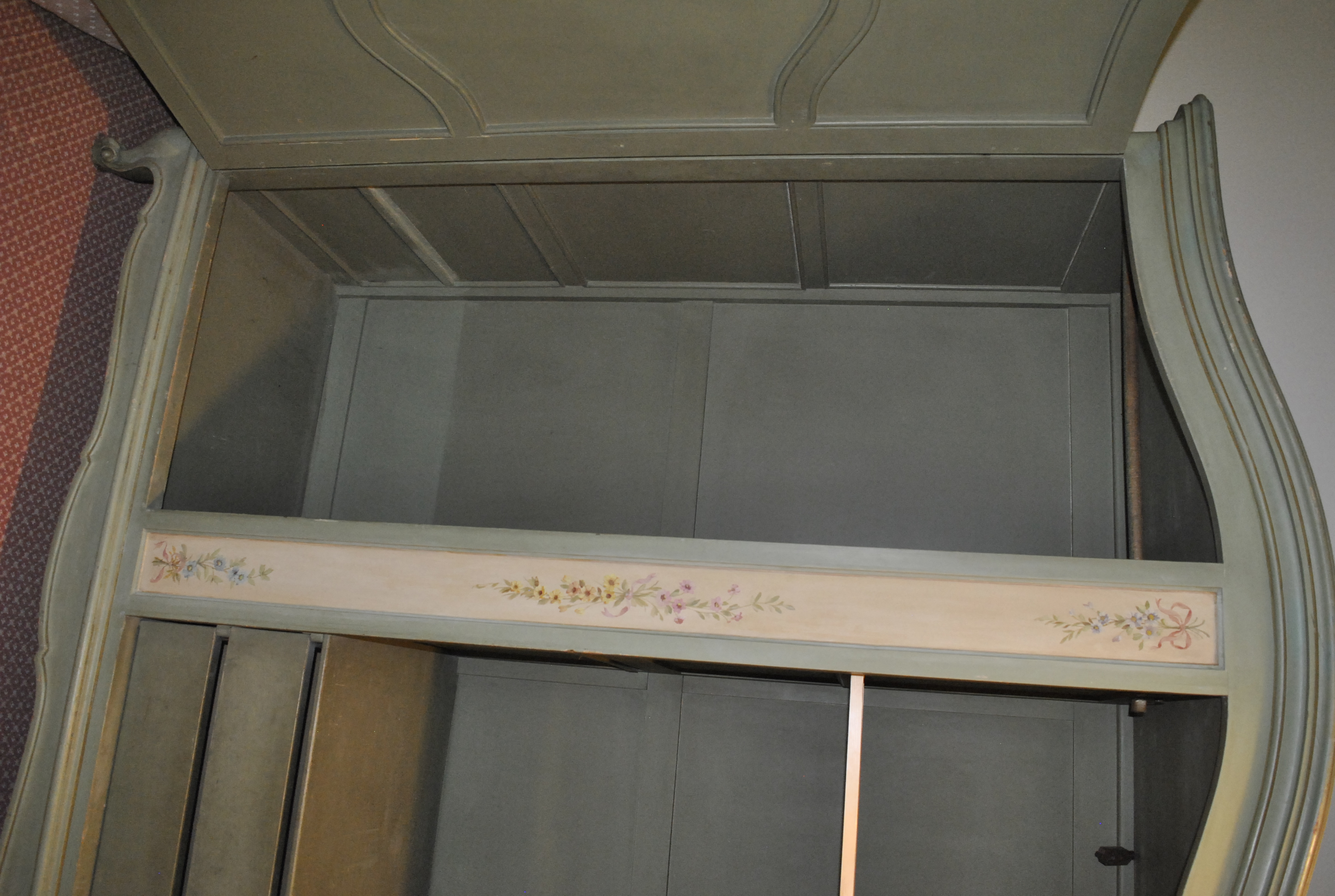 Vintage French Provincial Style Painted Wardrobe