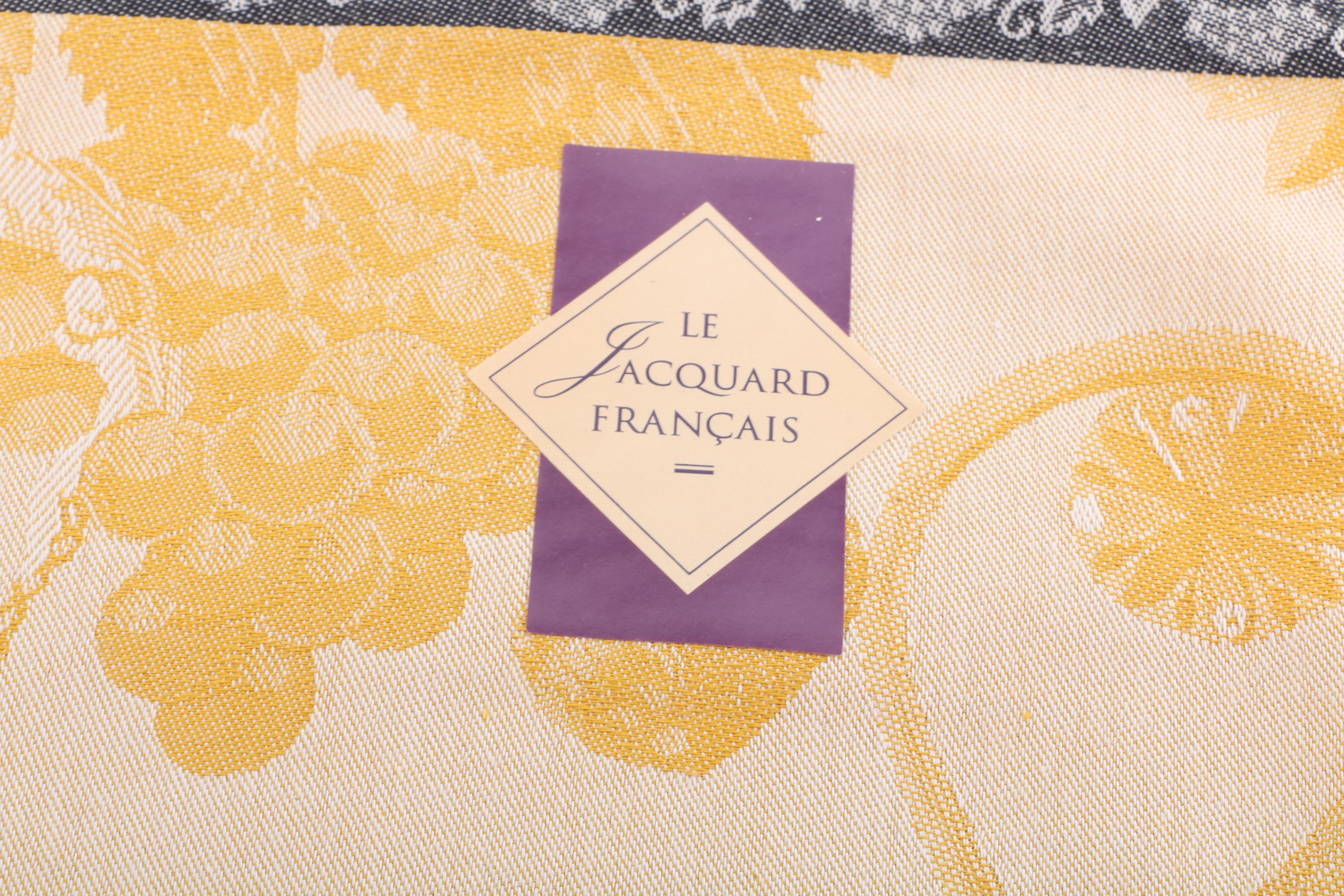 Le Jacquard Français "Primrose Bordier" Tablecloth and Napkins