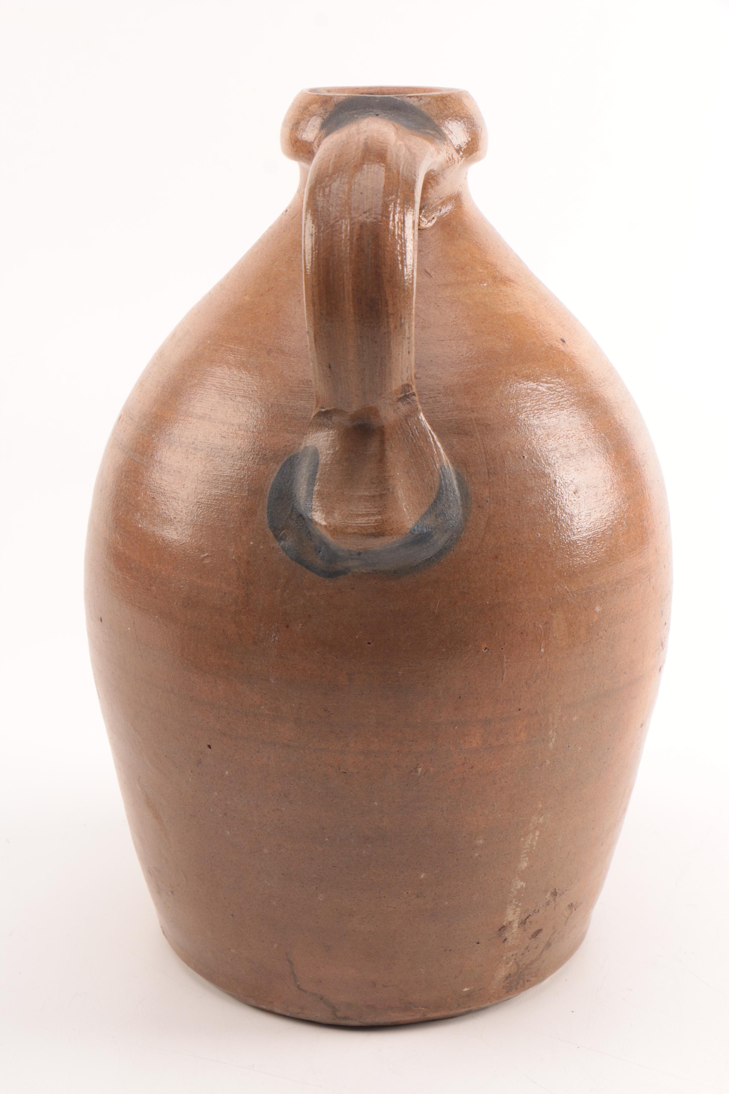 Antique William Moyer and Sipe, Nicholas & Co Stoneware Jugs