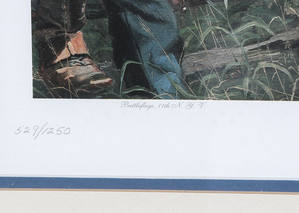 Don Troiani Signed Limited Edition Offset Lithograph "First at Manassas"