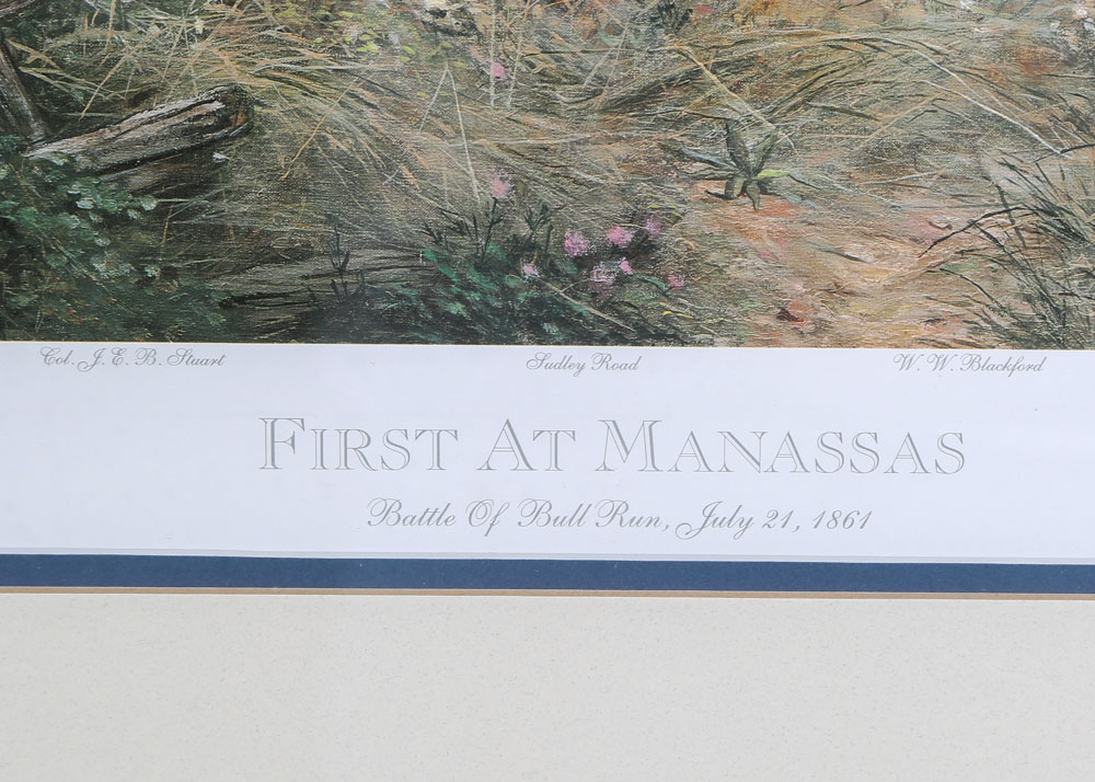 Don Troiani Signed Limited Edition Offset Lithograph "First at Manassas"