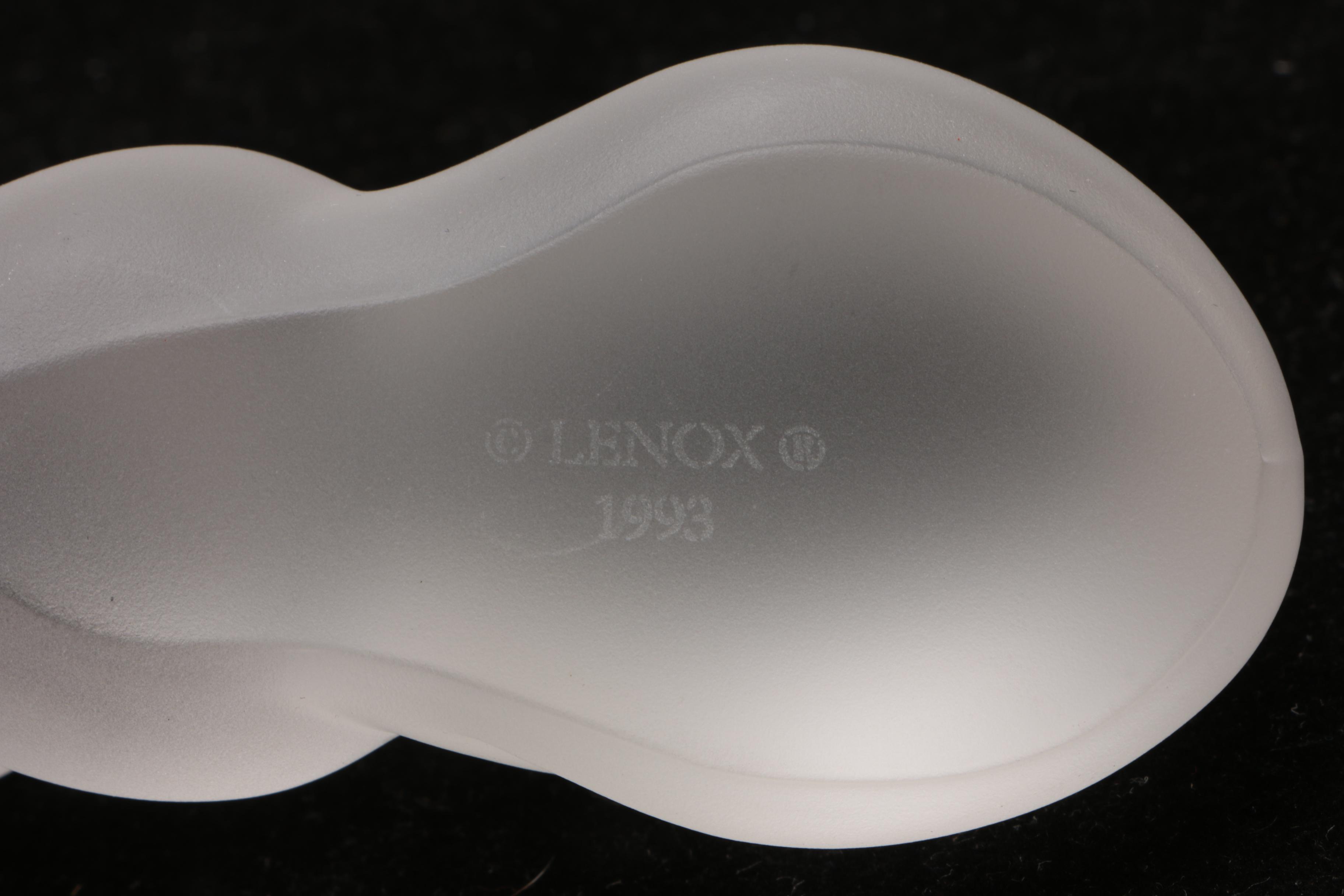 Vintage Lenox Crystal Cat Figurines