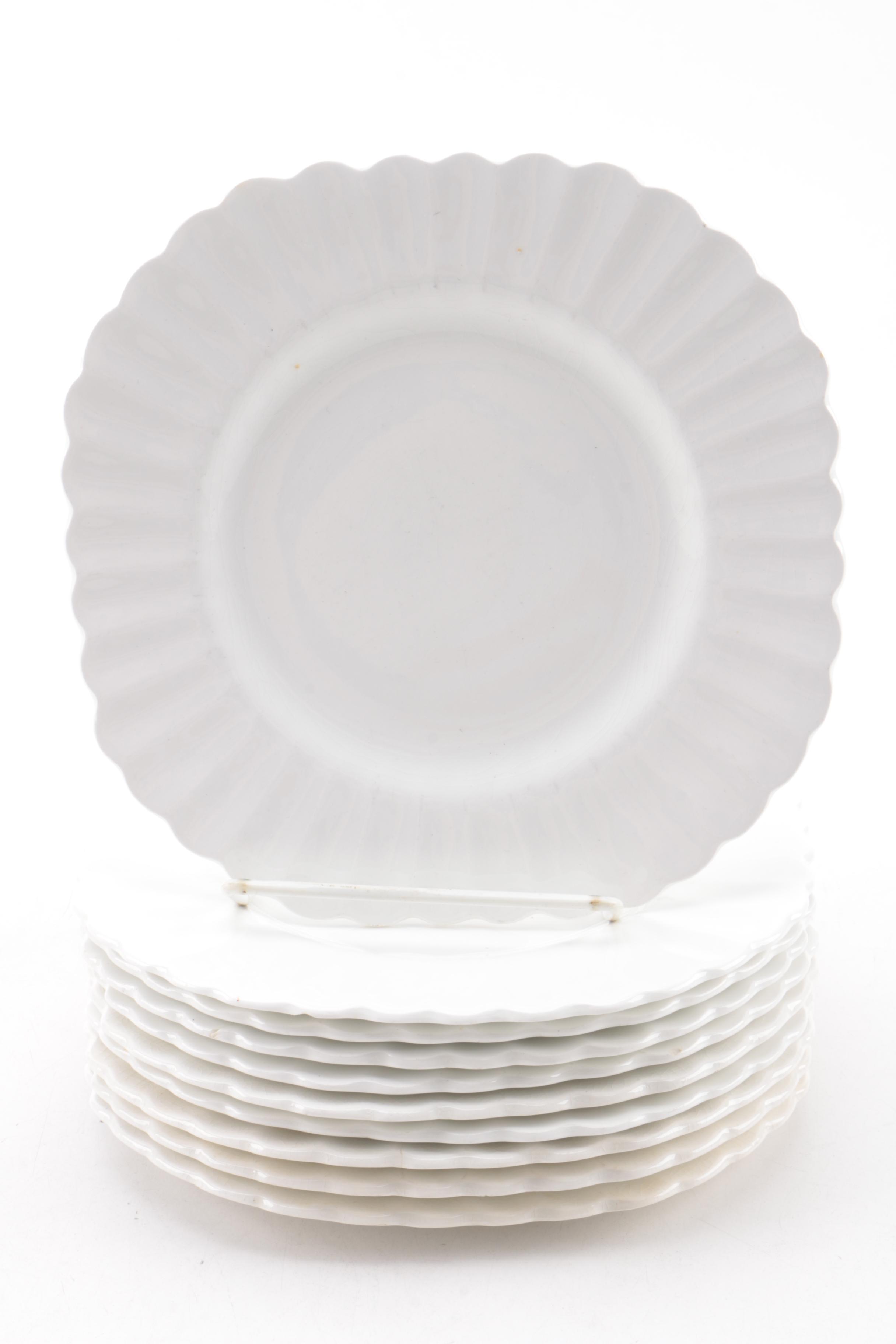 Vintage J & G Meakin Classic White Ceramic Tableware