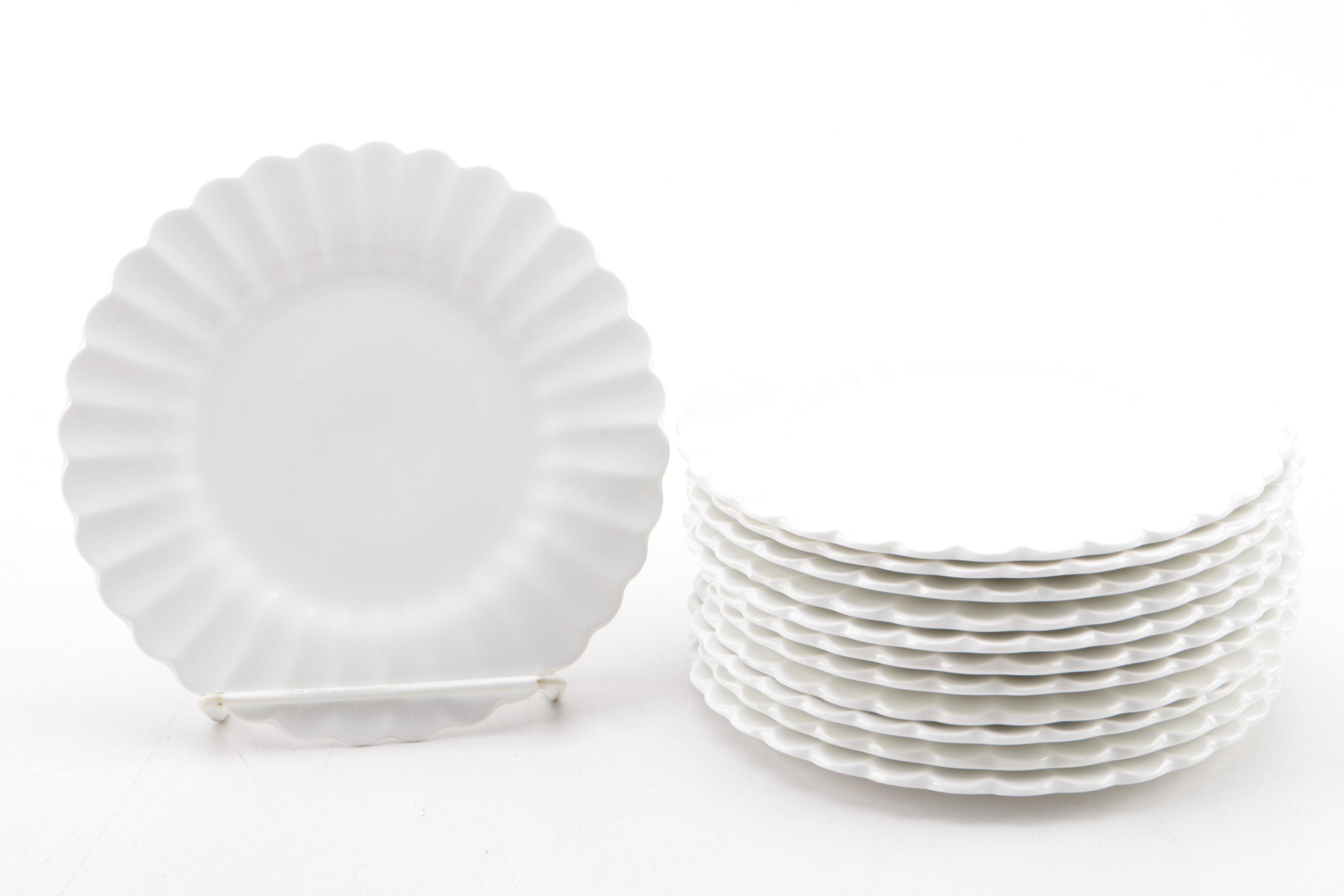 Vintage J & G Meakin Classic White Ceramic Tableware