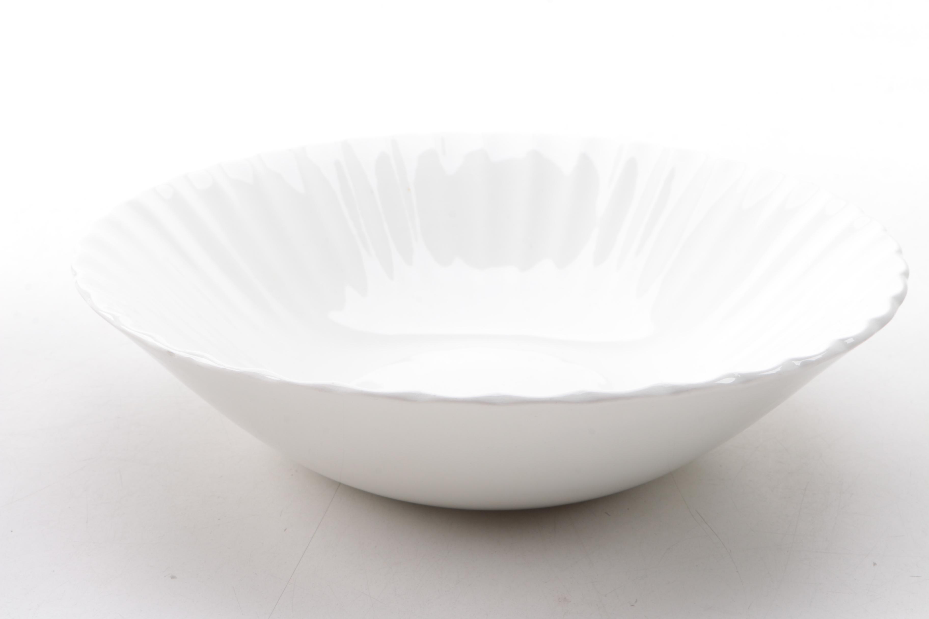 Vintage J & G Meakin Classic White Ceramic Tableware