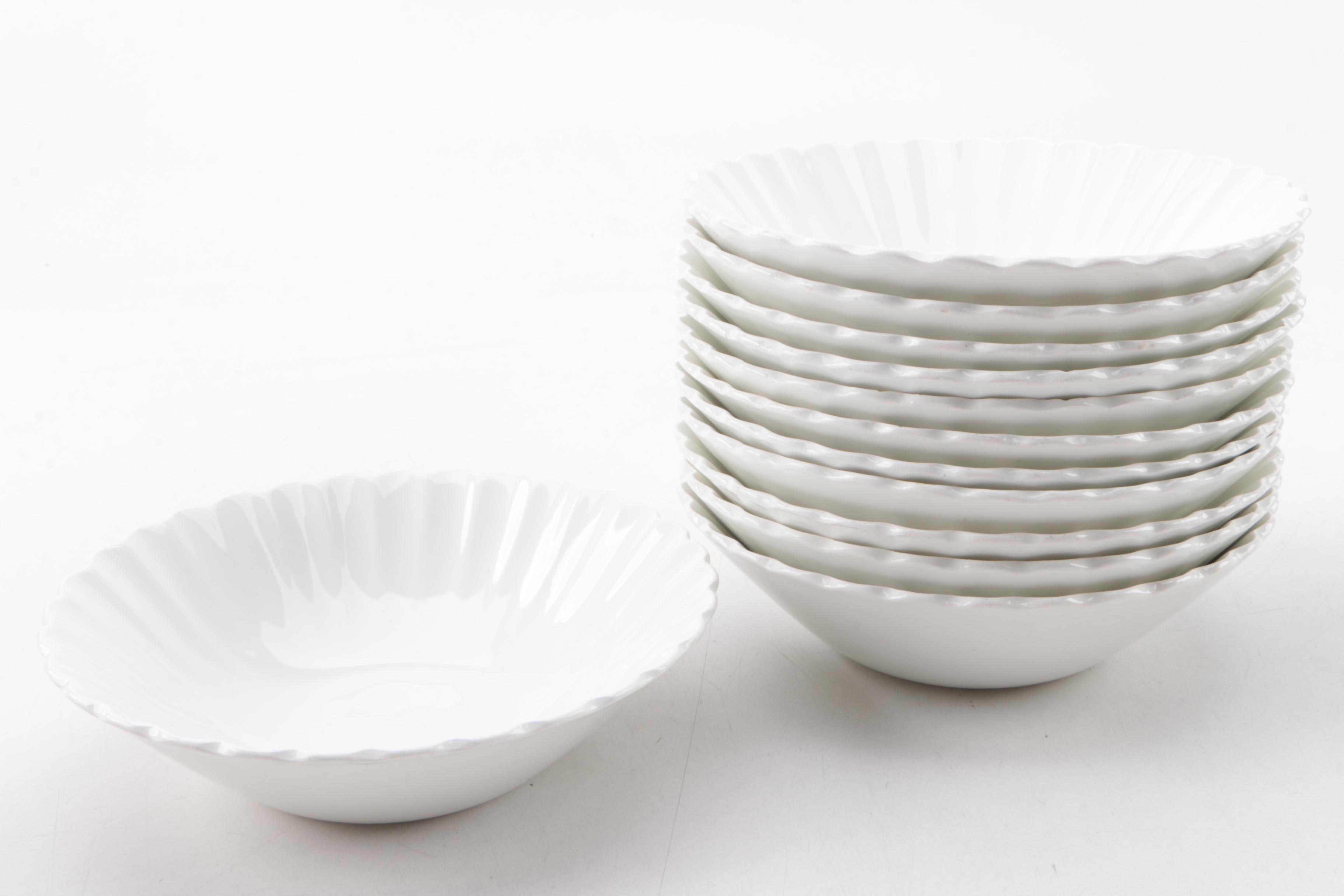 Vintage J & G Meakin Classic White Ceramic Tableware
