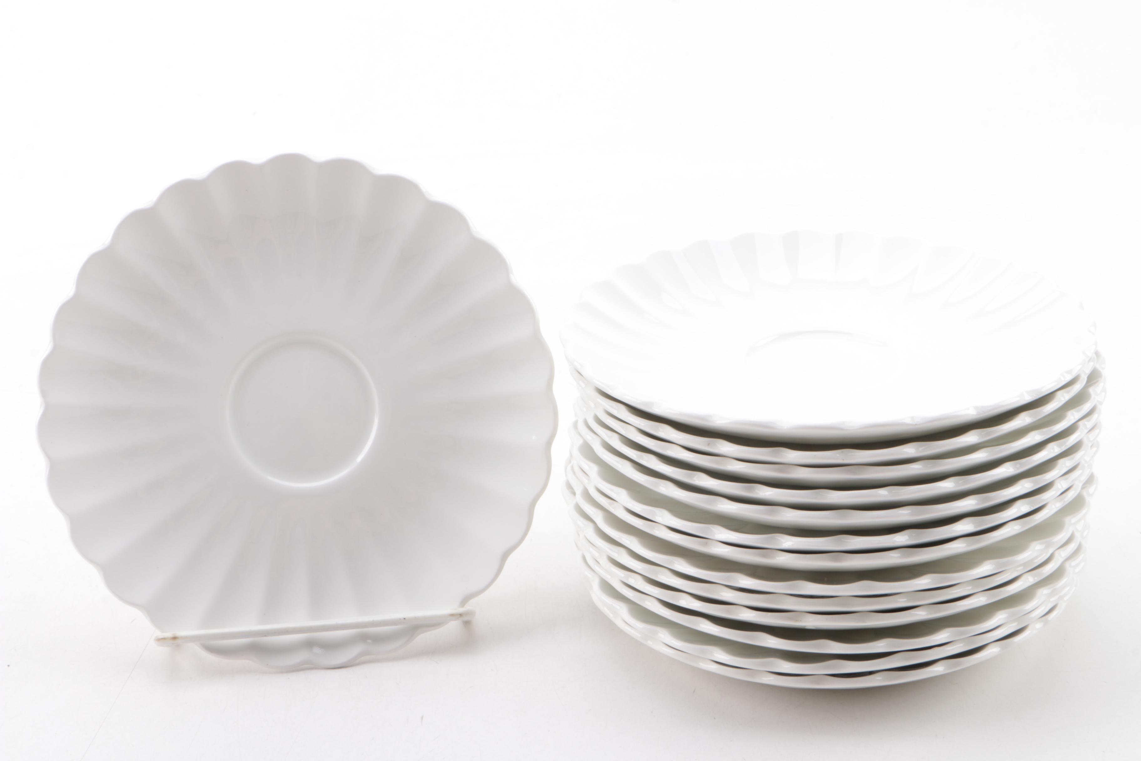 Vintage J & G Meakin Classic White Ceramic Tableware