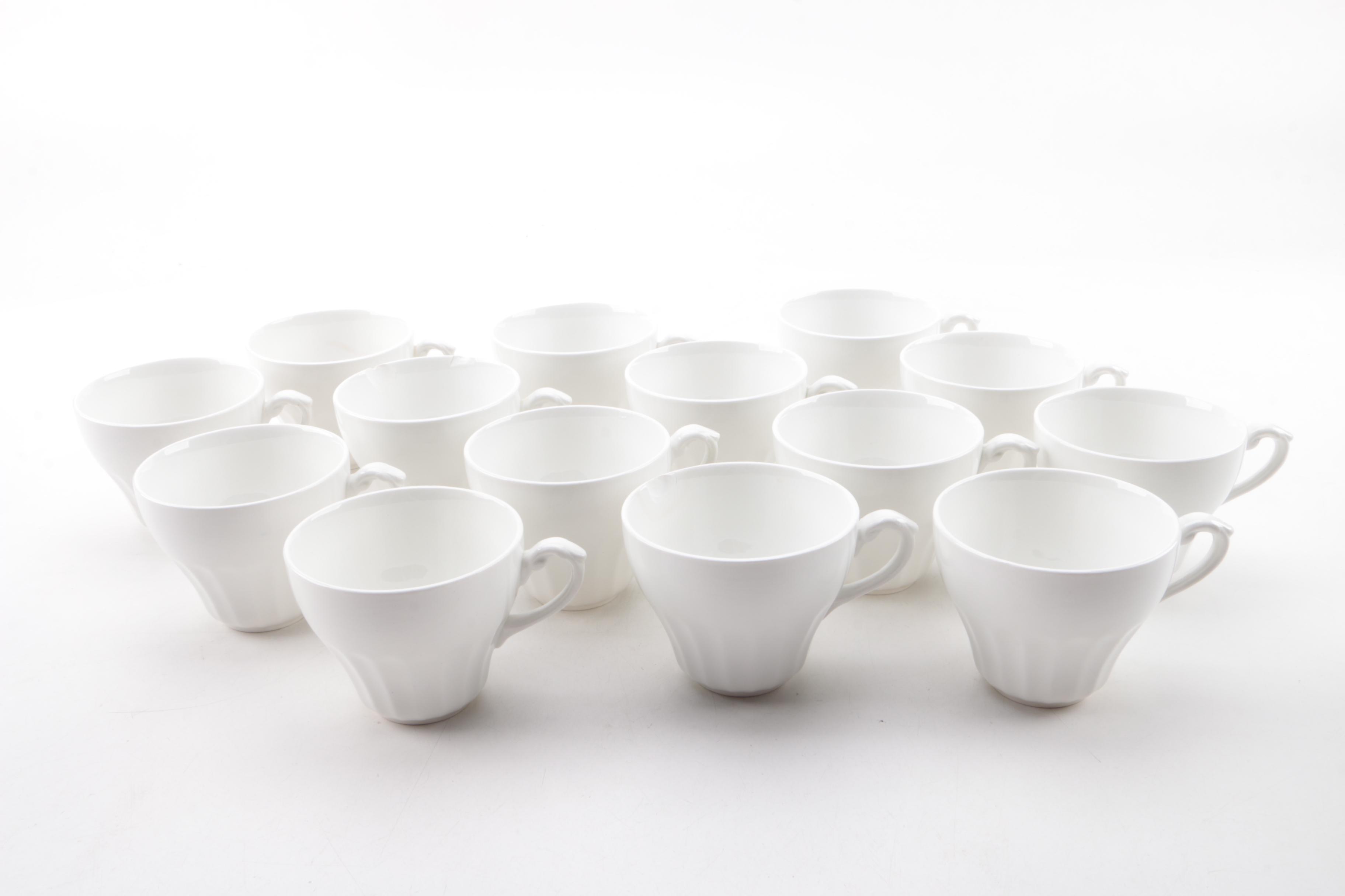 Vintage J & G Meakin Classic White Ceramic Tableware