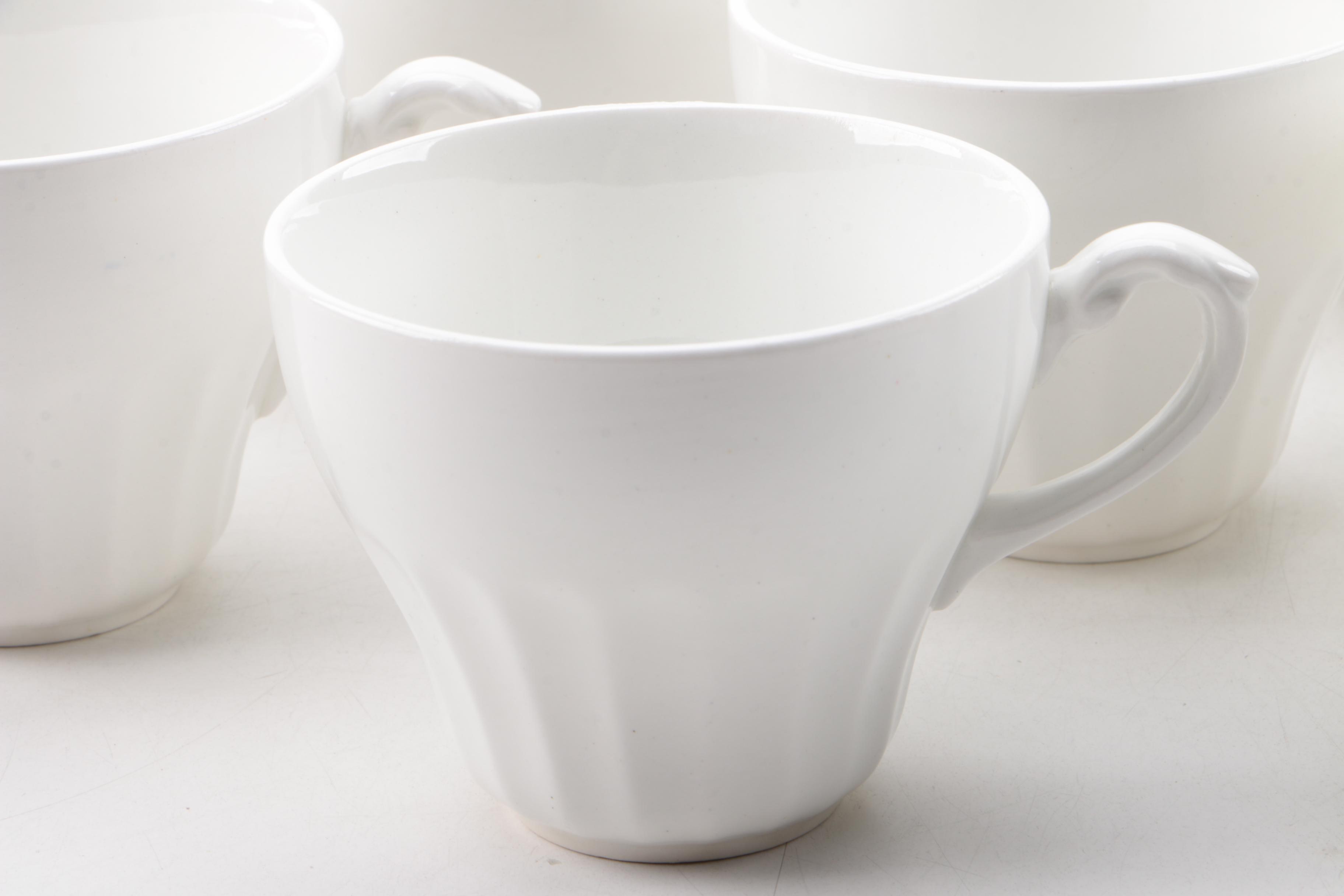 Vintage J & G Meakin Classic White Ceramic Tableware