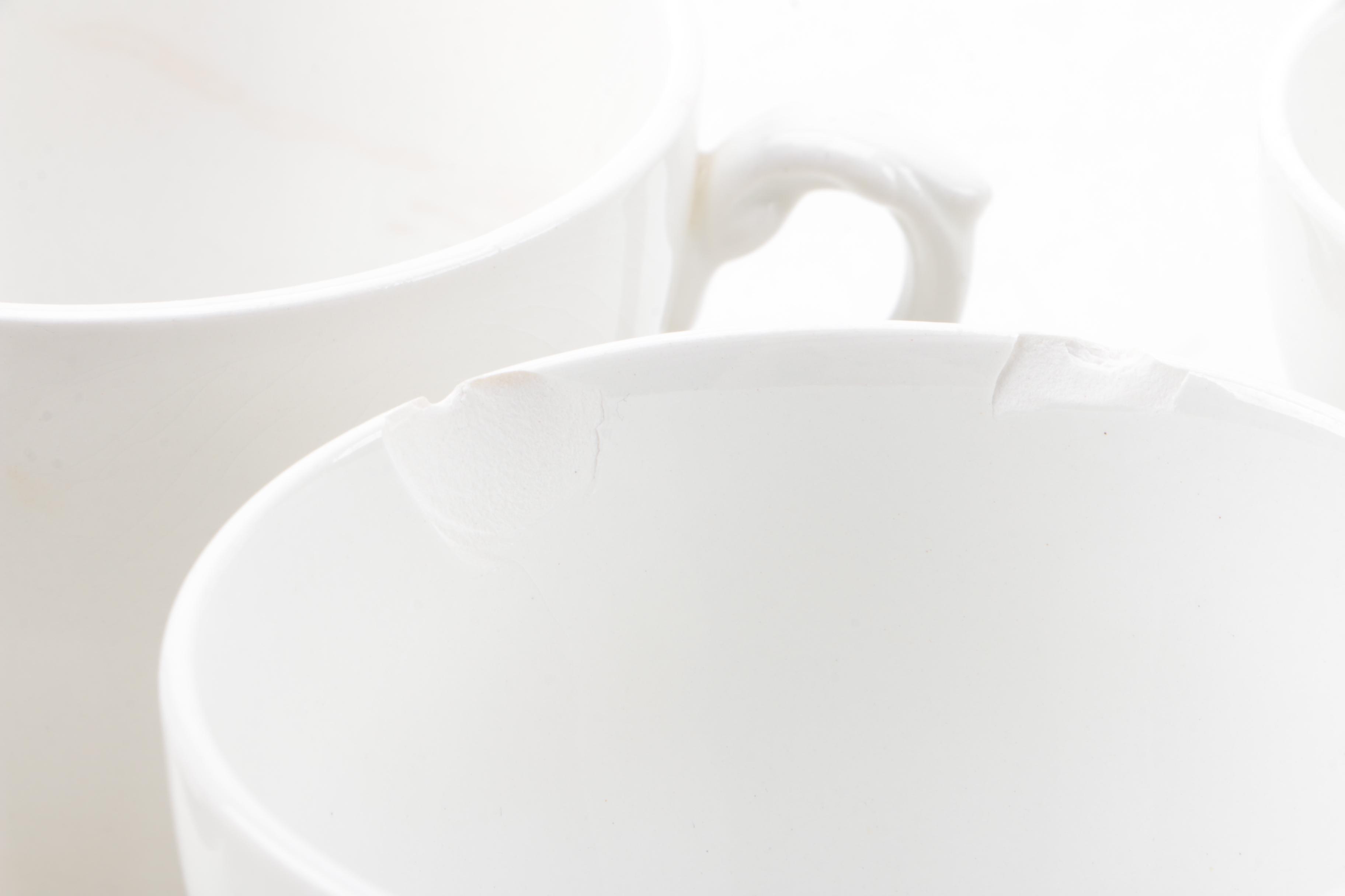 Vintage J & G Meakin Classic White Ceramic Tableware