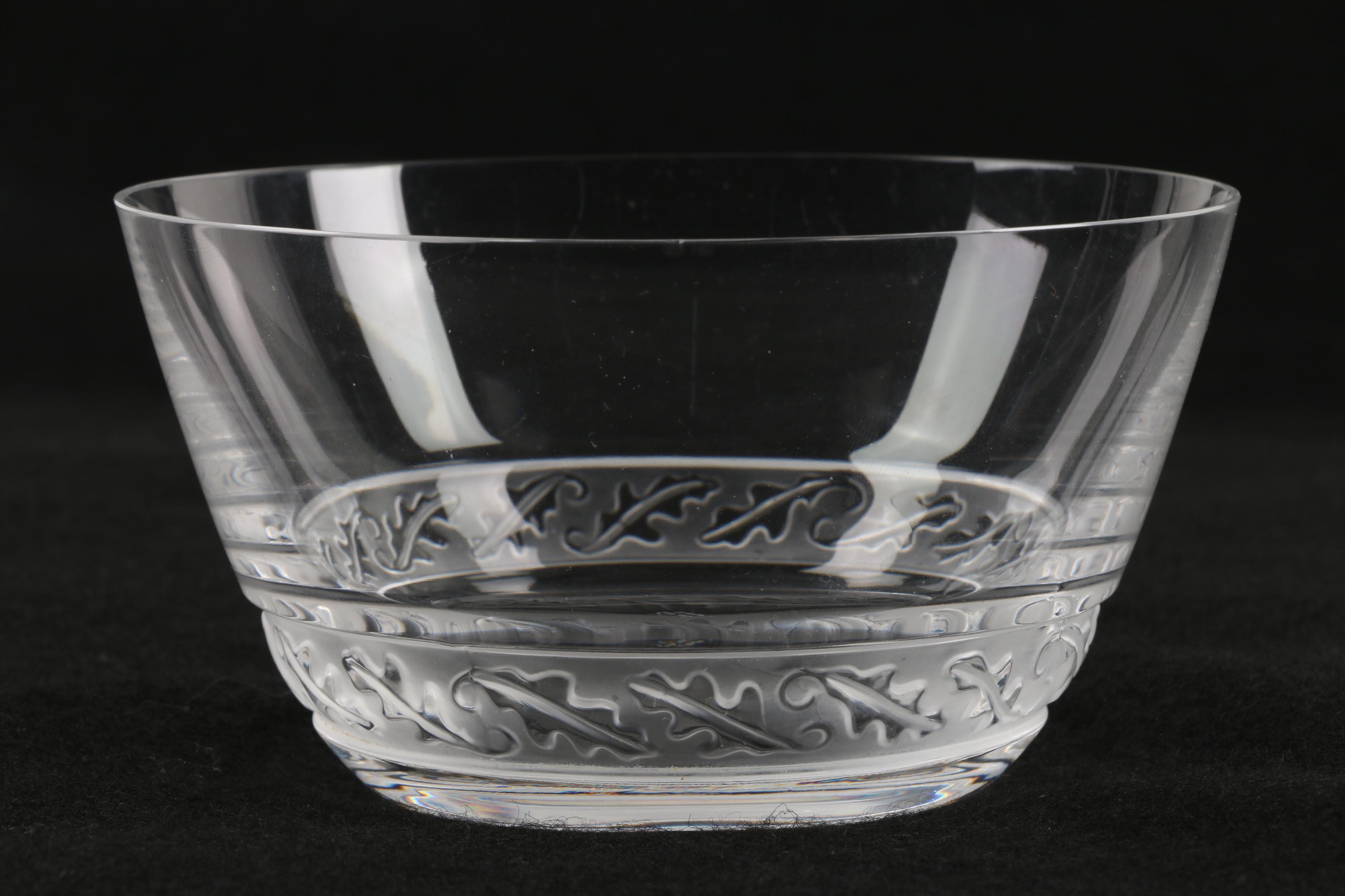 Lalique "St. Hubert" Crystal Finger Bowl