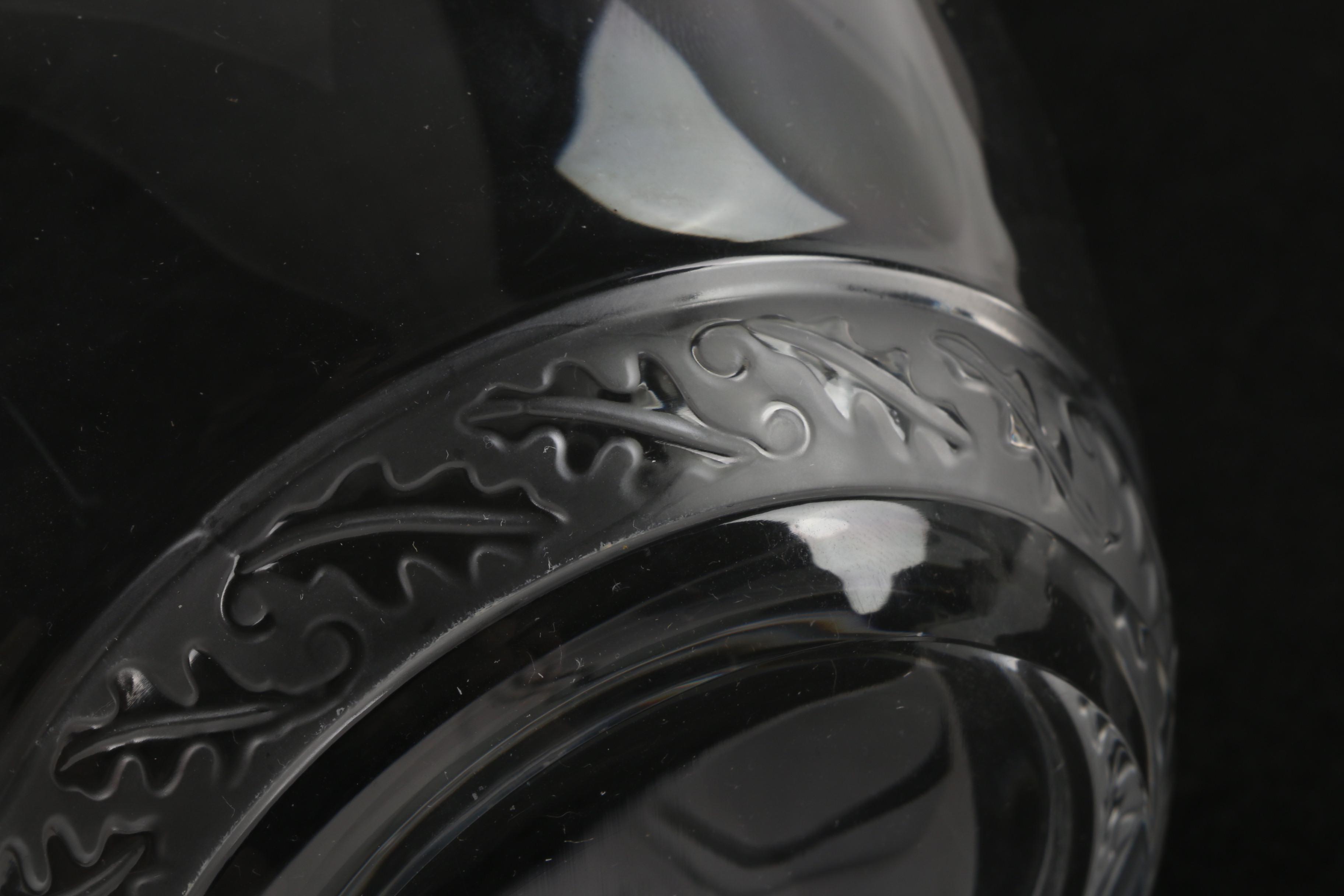 Lalique "St. Hubert" Crystal Finger Bowl