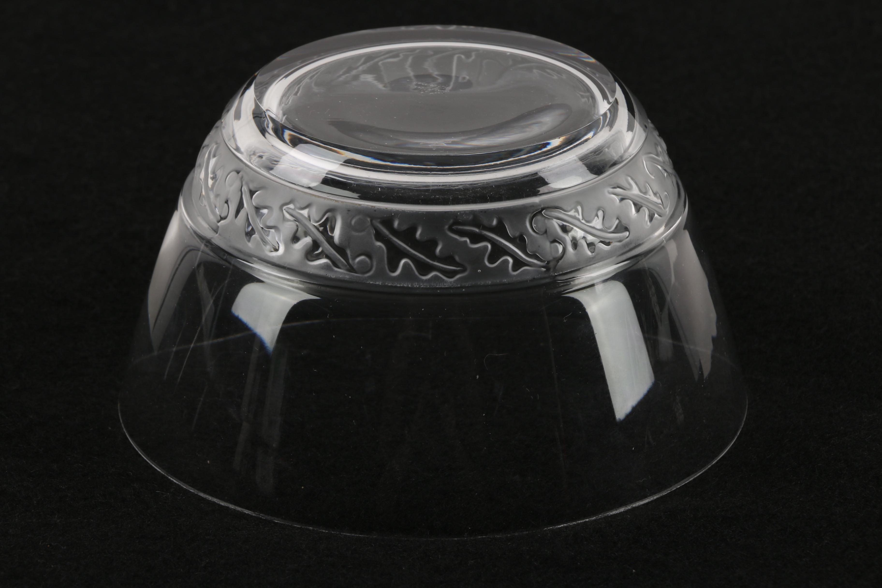 Lalique "St. Hubert" Crystal Finger Bowl