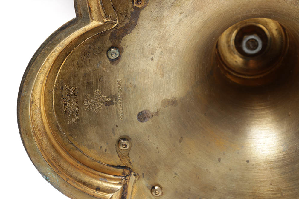 Wilhelm Rauscher German Gilt Monstrance with Enameled Medallions