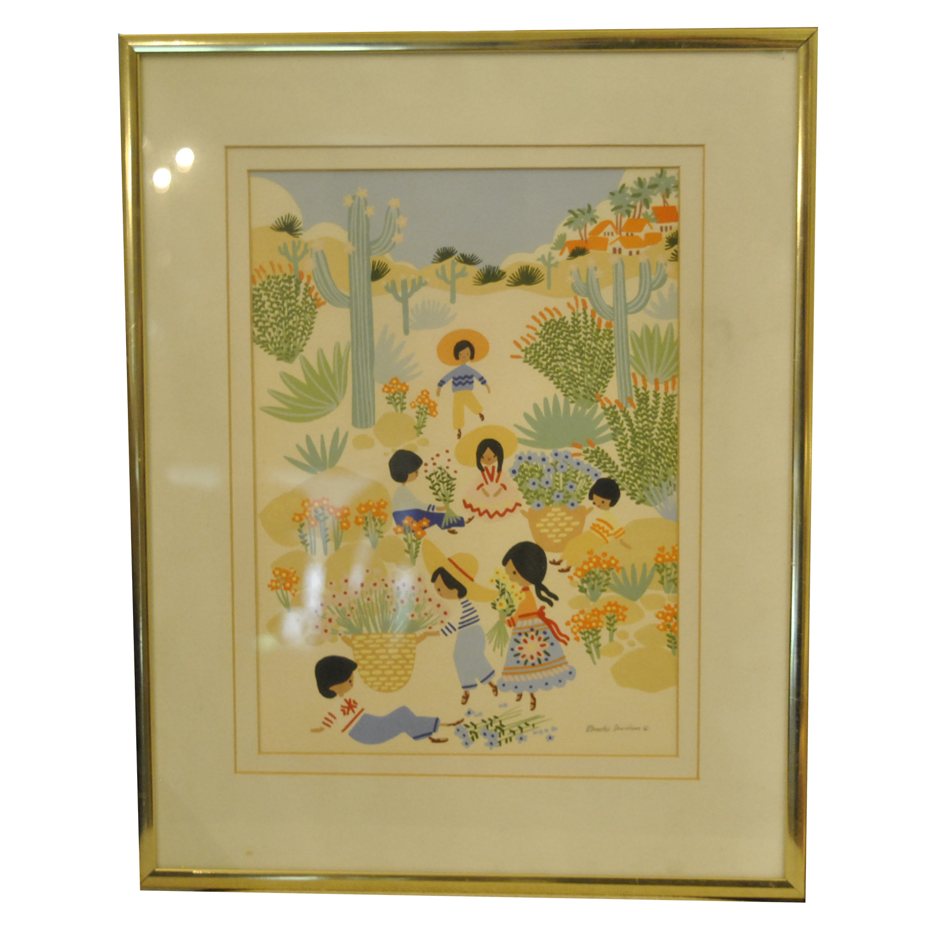 Blanche Davidson Serigraph
