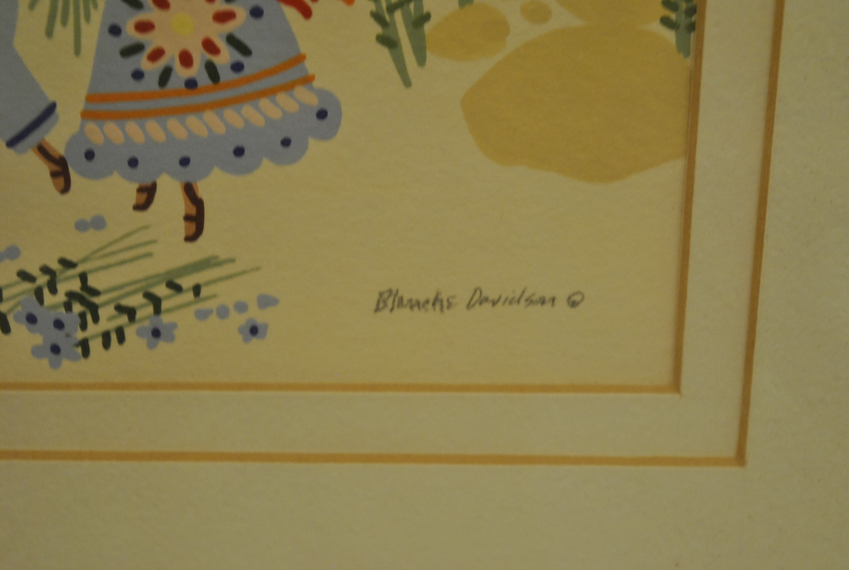 Blanche Davidson Serigraph