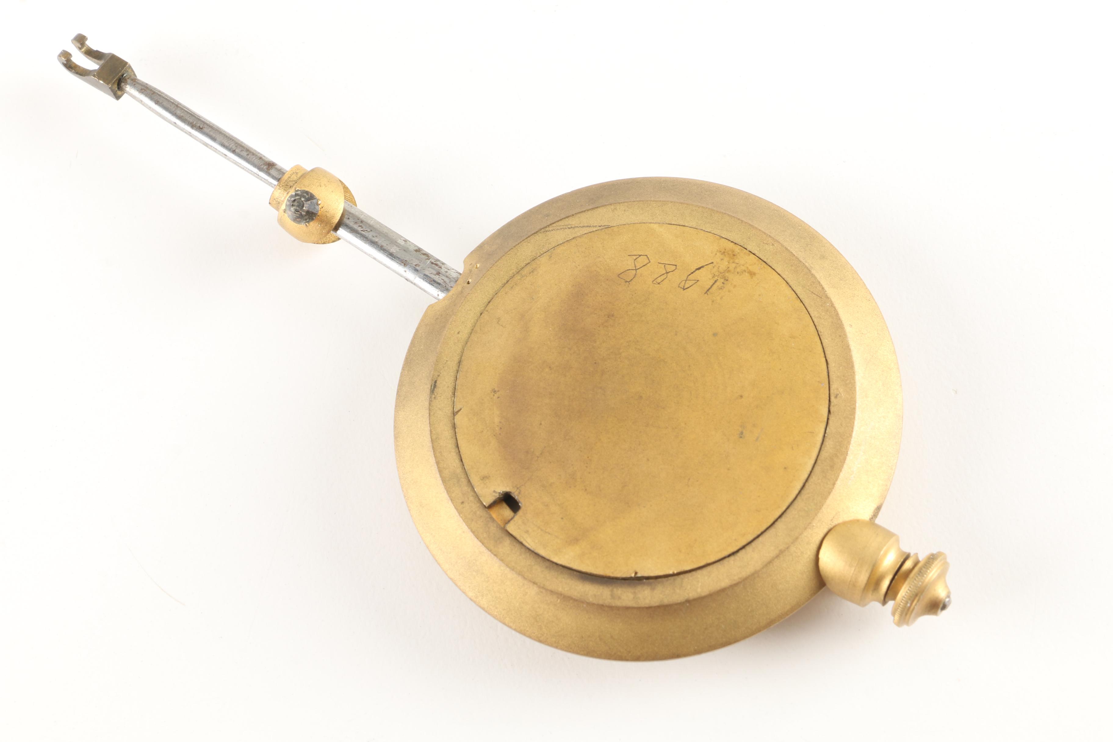 French H & H and Cie Medaille D'Argent Crystal Regulator Clock