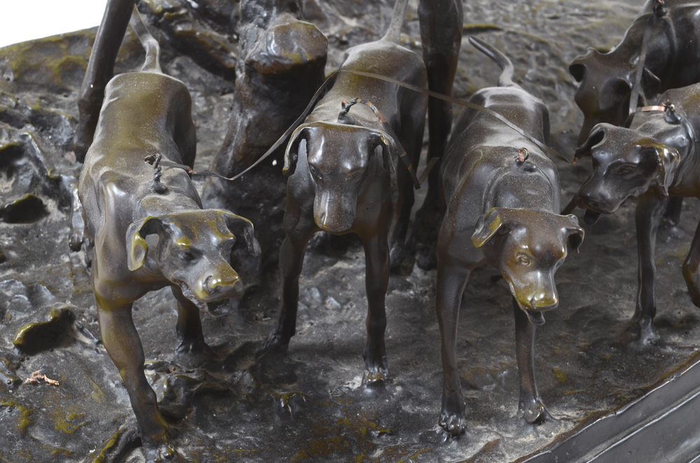 Large Bronze of Napoleon Hunting after P.J. Mene