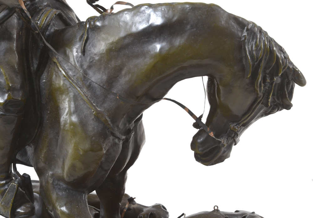 Large Bronze of Napoleon Hunting after P.J. Mene