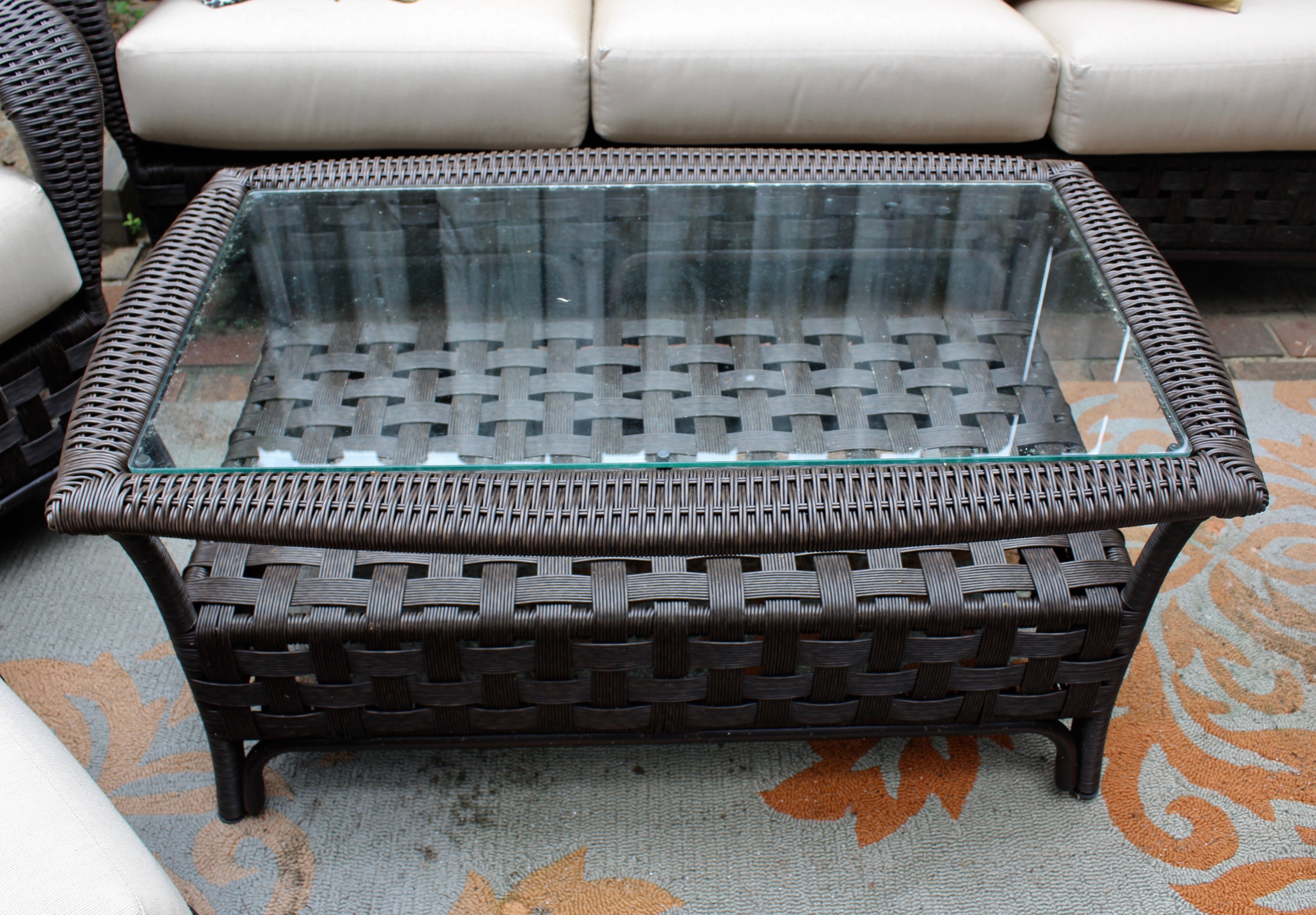 Sunbrella Outdoor All-Weather "Wicker" Patio Furniture Set