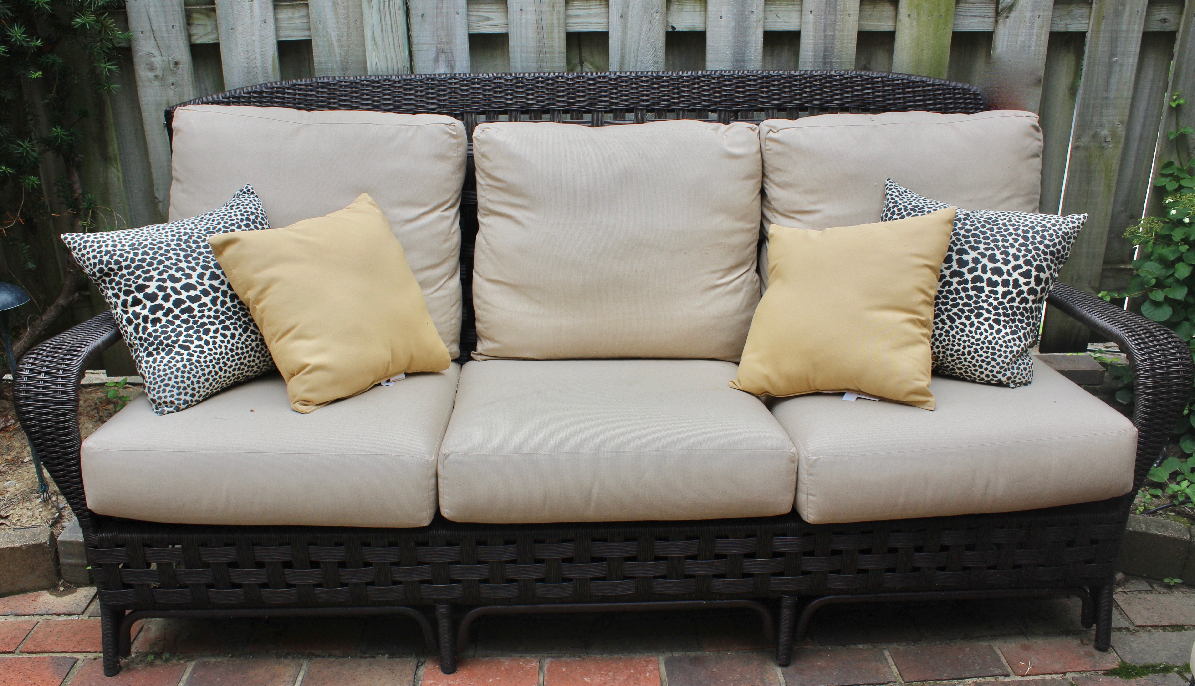 Sunbrella Outdoor All-Weather "Wicker" Patio Furniture Set