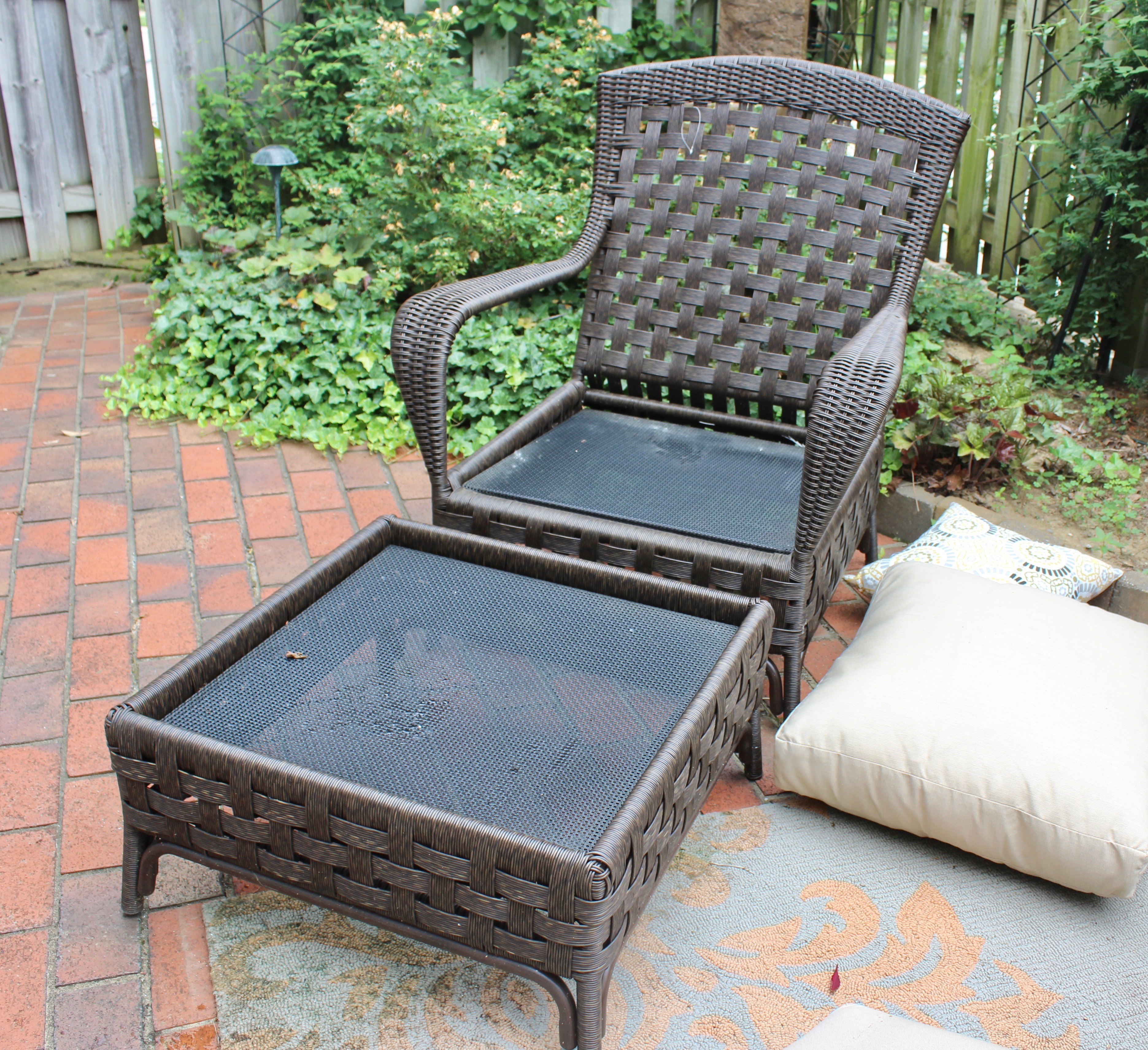 Sunbrella Outdoor All-Weather "Wicker" Patio Furniture Set