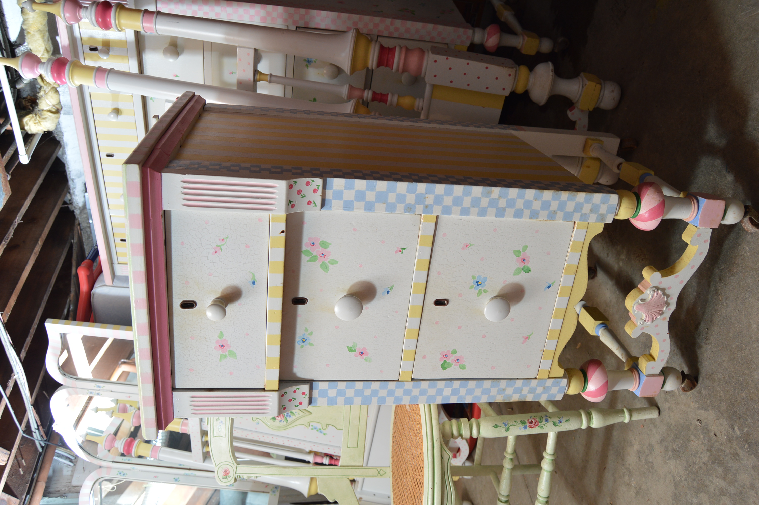 Cottage Style Painted Bedroom Set