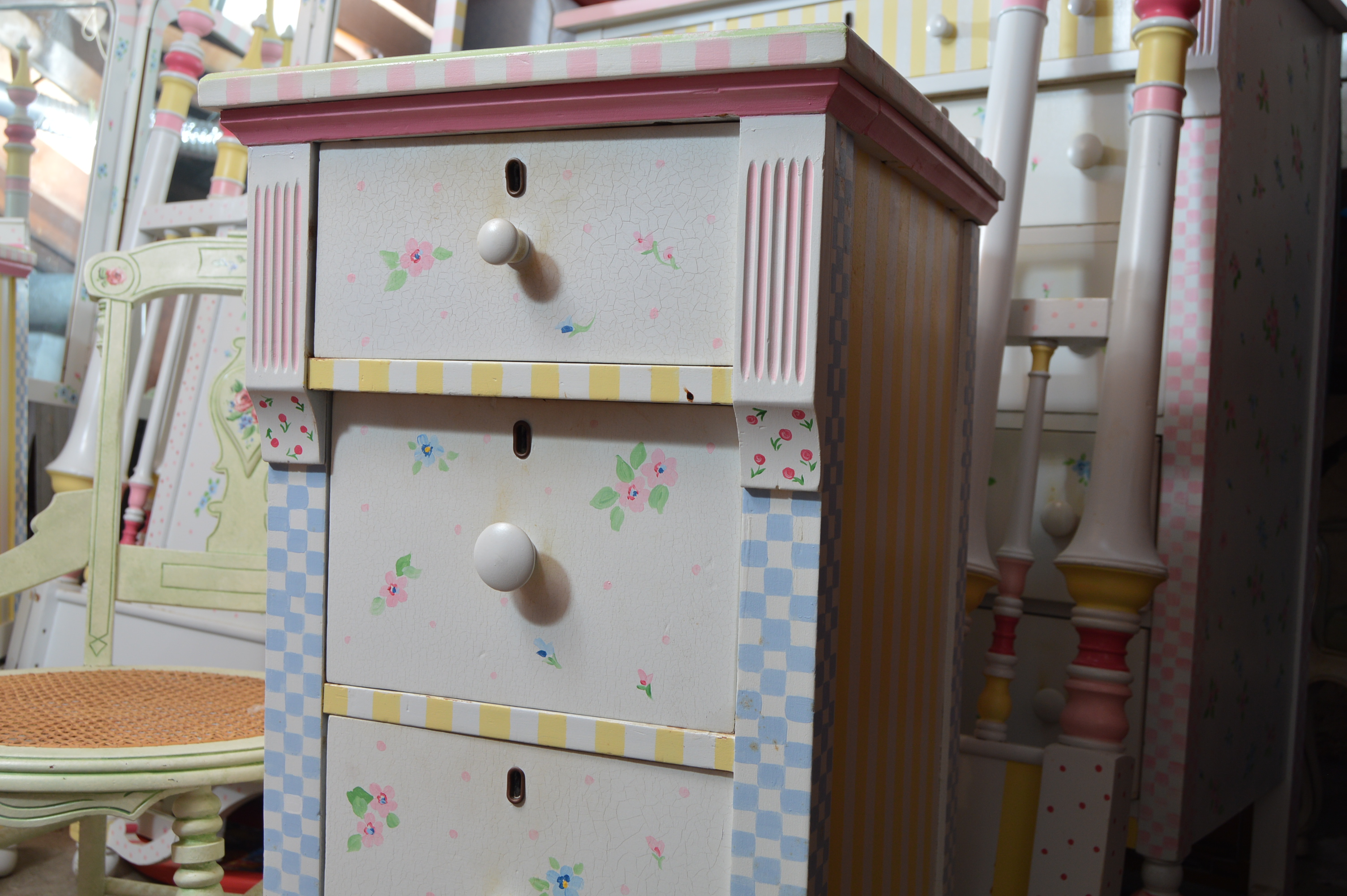 Cottage Style Painted Bedroom Set