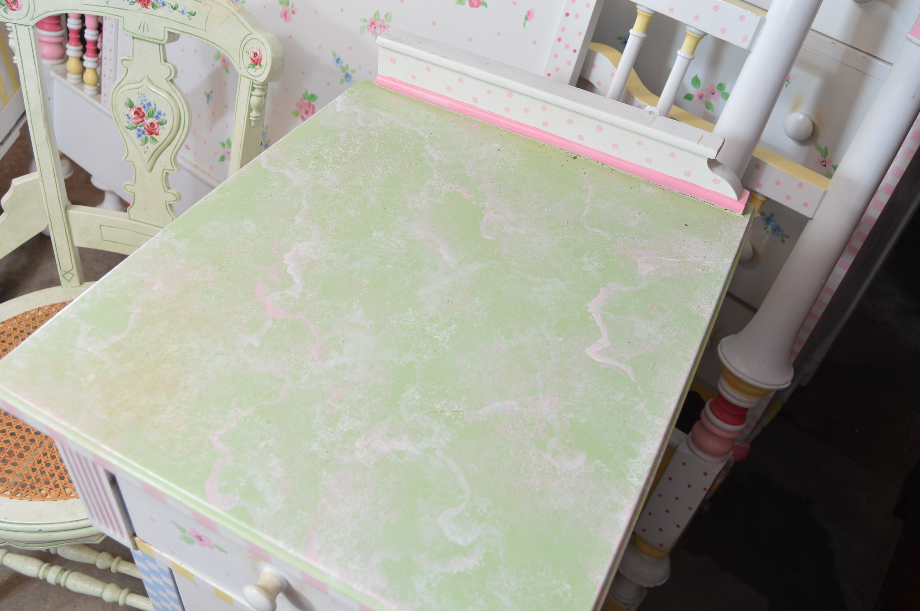 Cottage Style Painted Bedroom Set