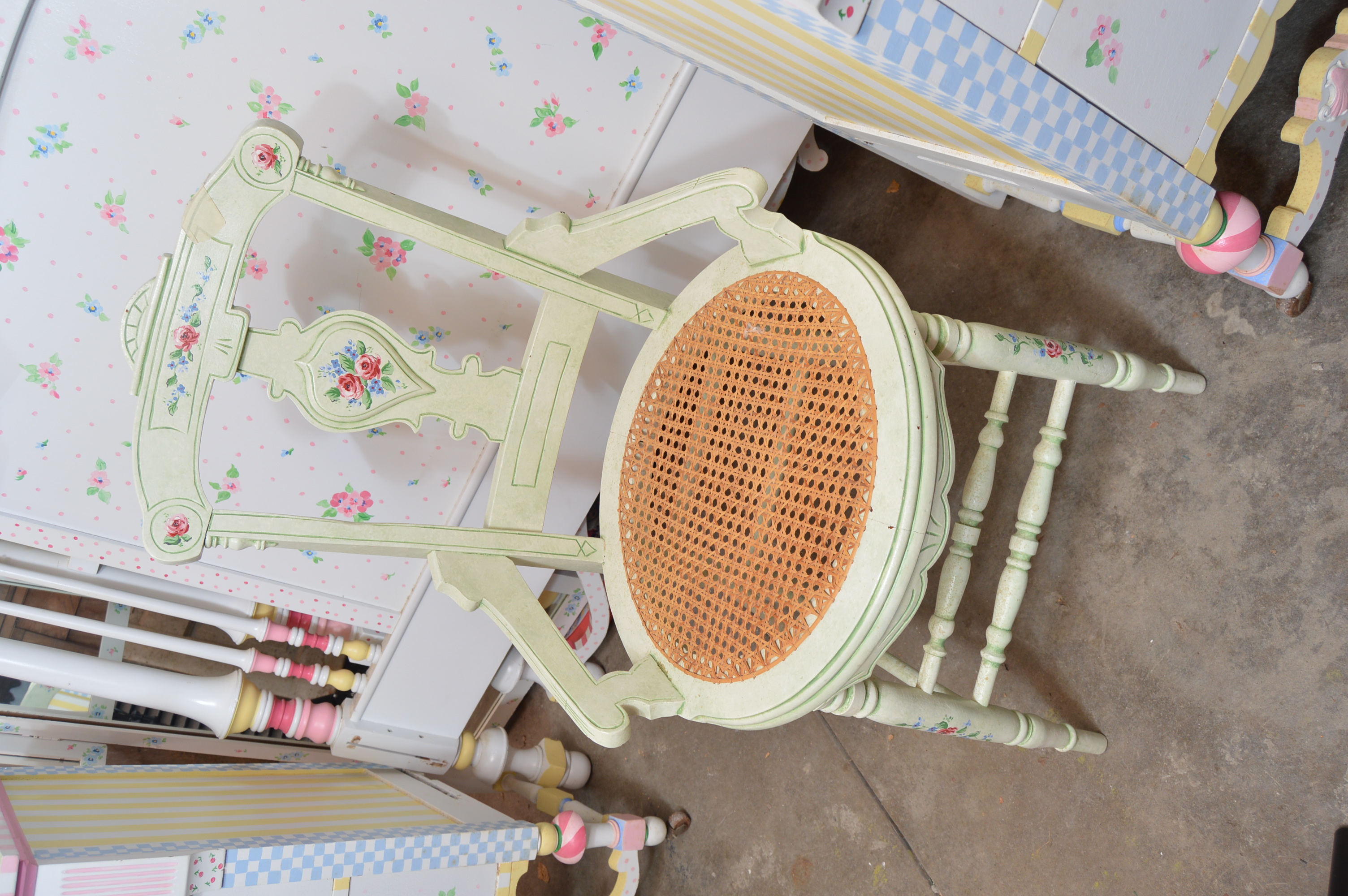 Cottage Style Painted Bedroom Set