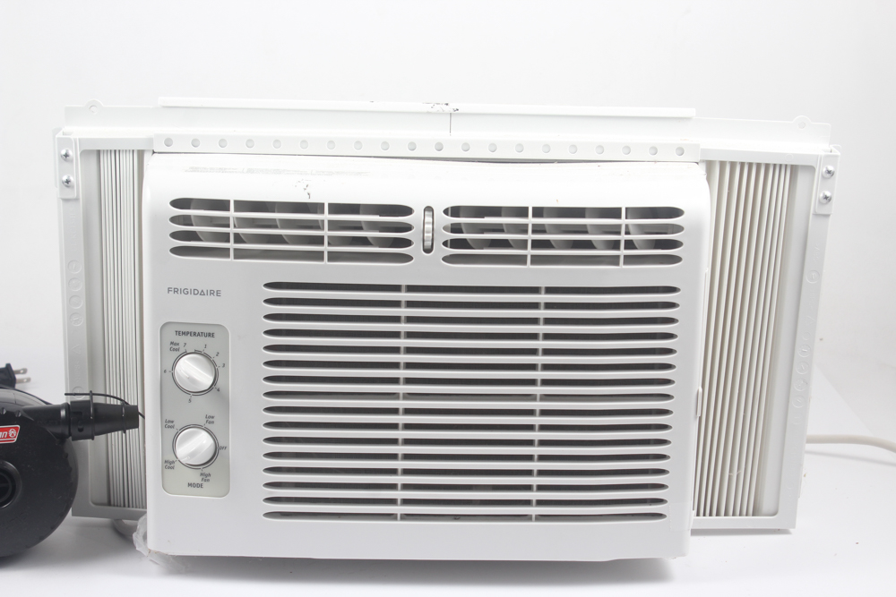 Frigidaire Air Conditioning Window Unit and Coleman Electric Quickpump