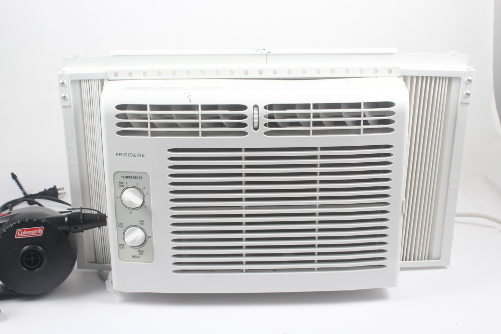 Frigidaire Air Conditioning Window Unit and Coleman Electric Quickpump