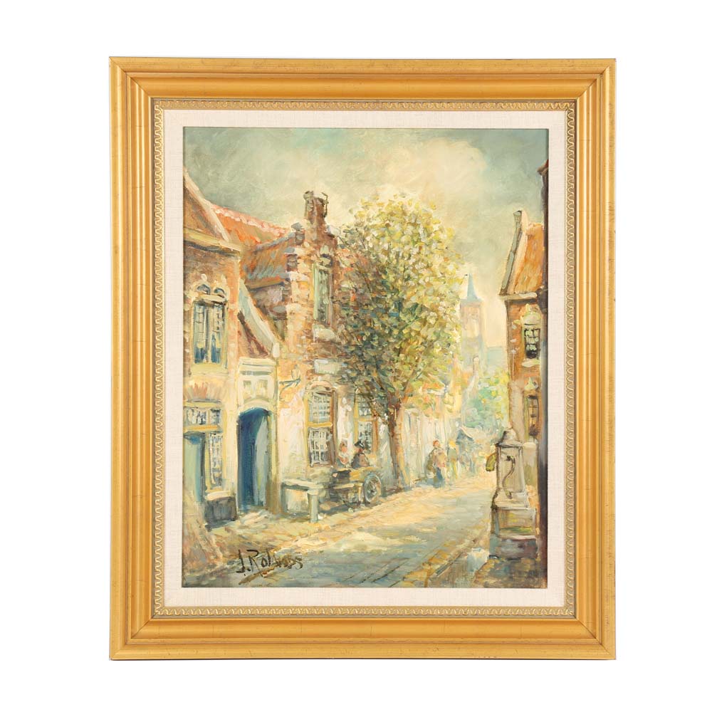 J. Rolands Oil Painting on Canvas
