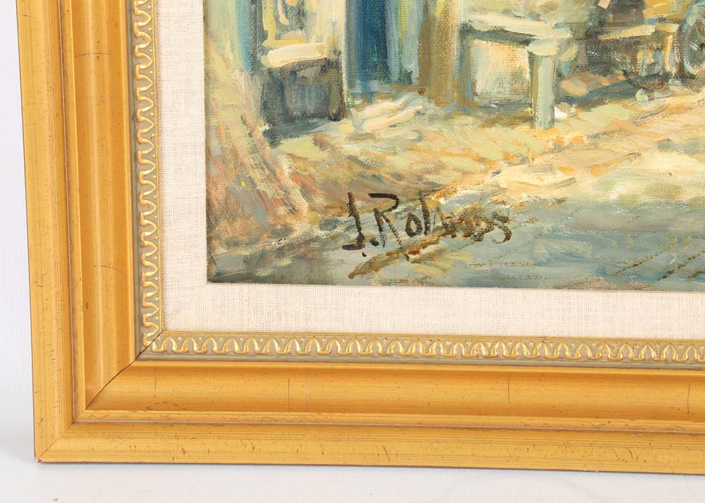 J. Rolands Oil Painting on Canvas