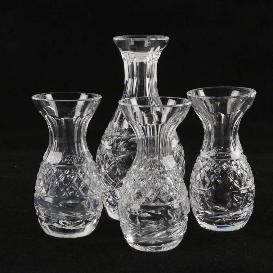 Waterford "Glandore" Crystal Bud Vases