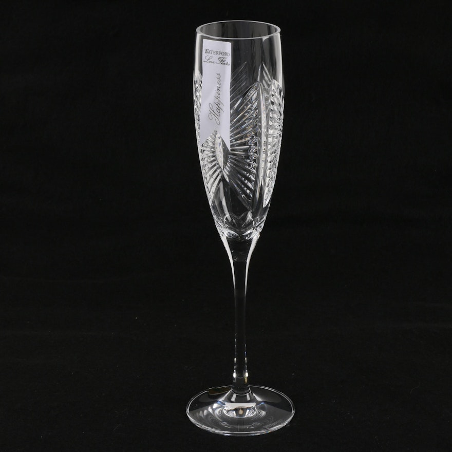 Waterford Crystal "Happiness" Love Flute