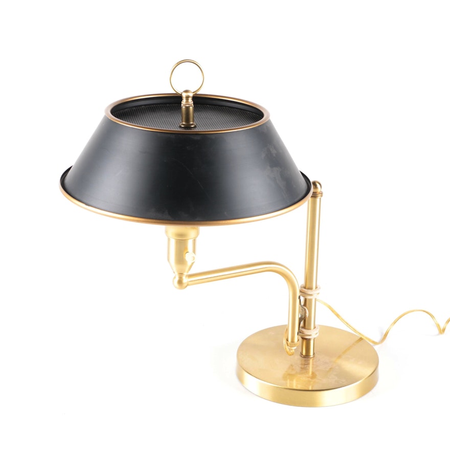 Federal Style Brass Desk Lamp