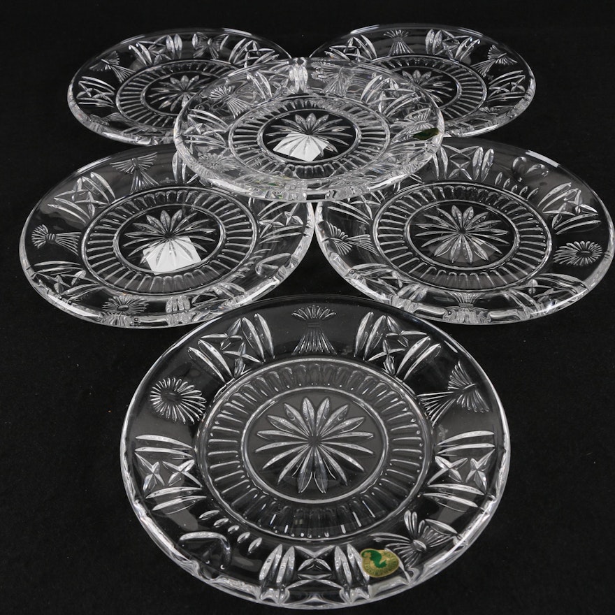 Waterford Crystal "Millennium Series" Luncheon Plates