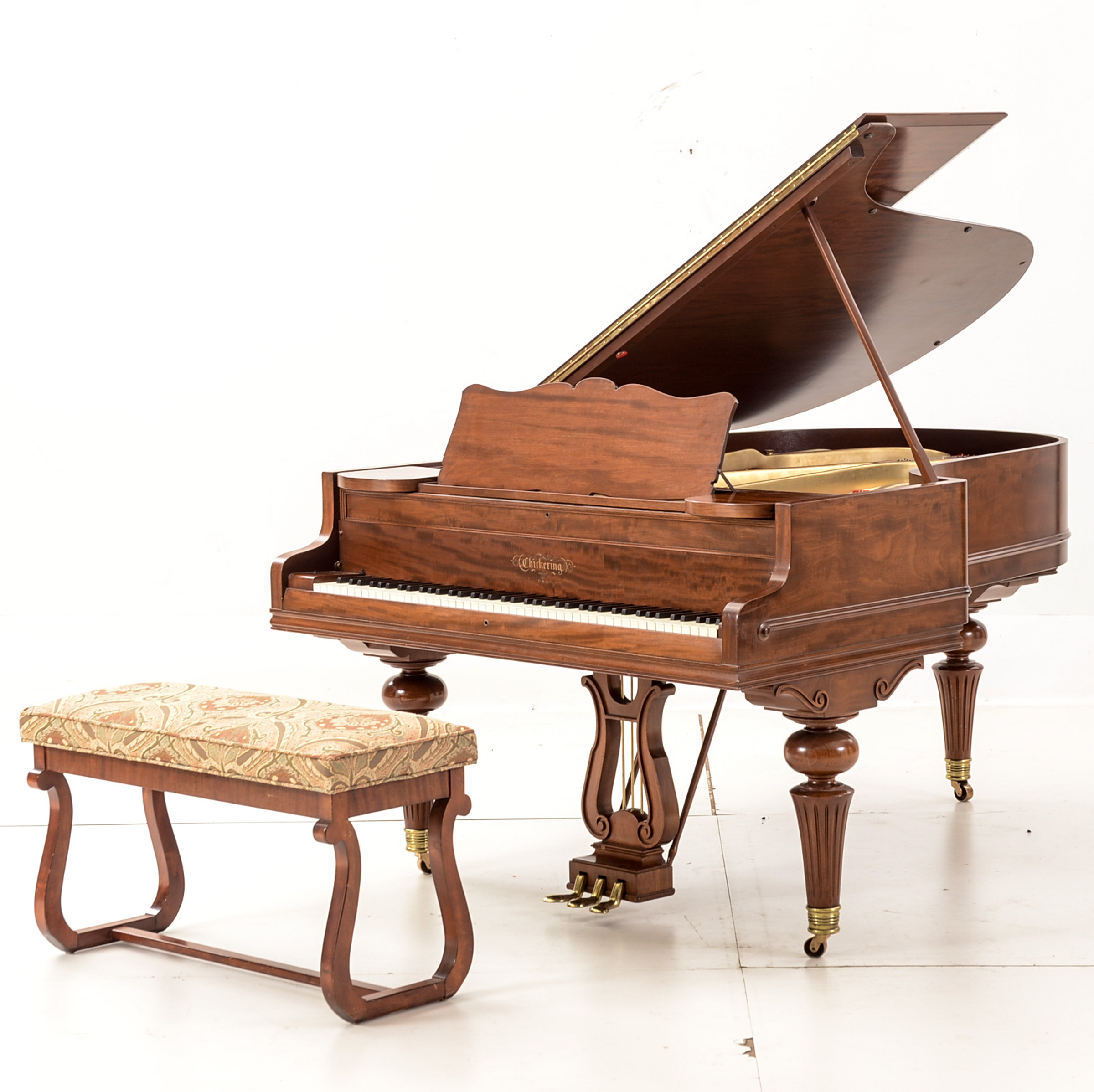 Chickering Mahogany Grand Piano