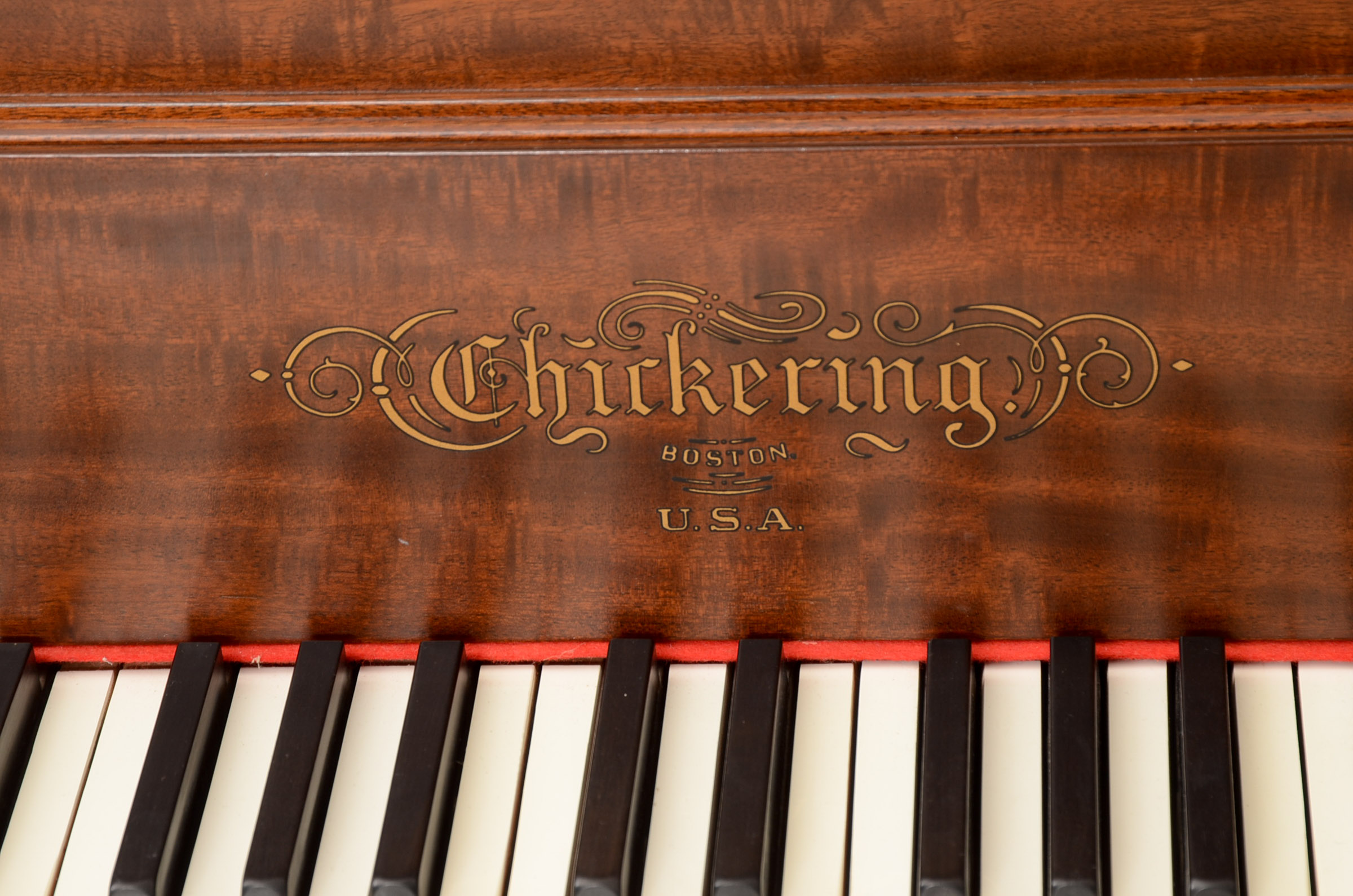 Chickering Mahogany Grand Piano